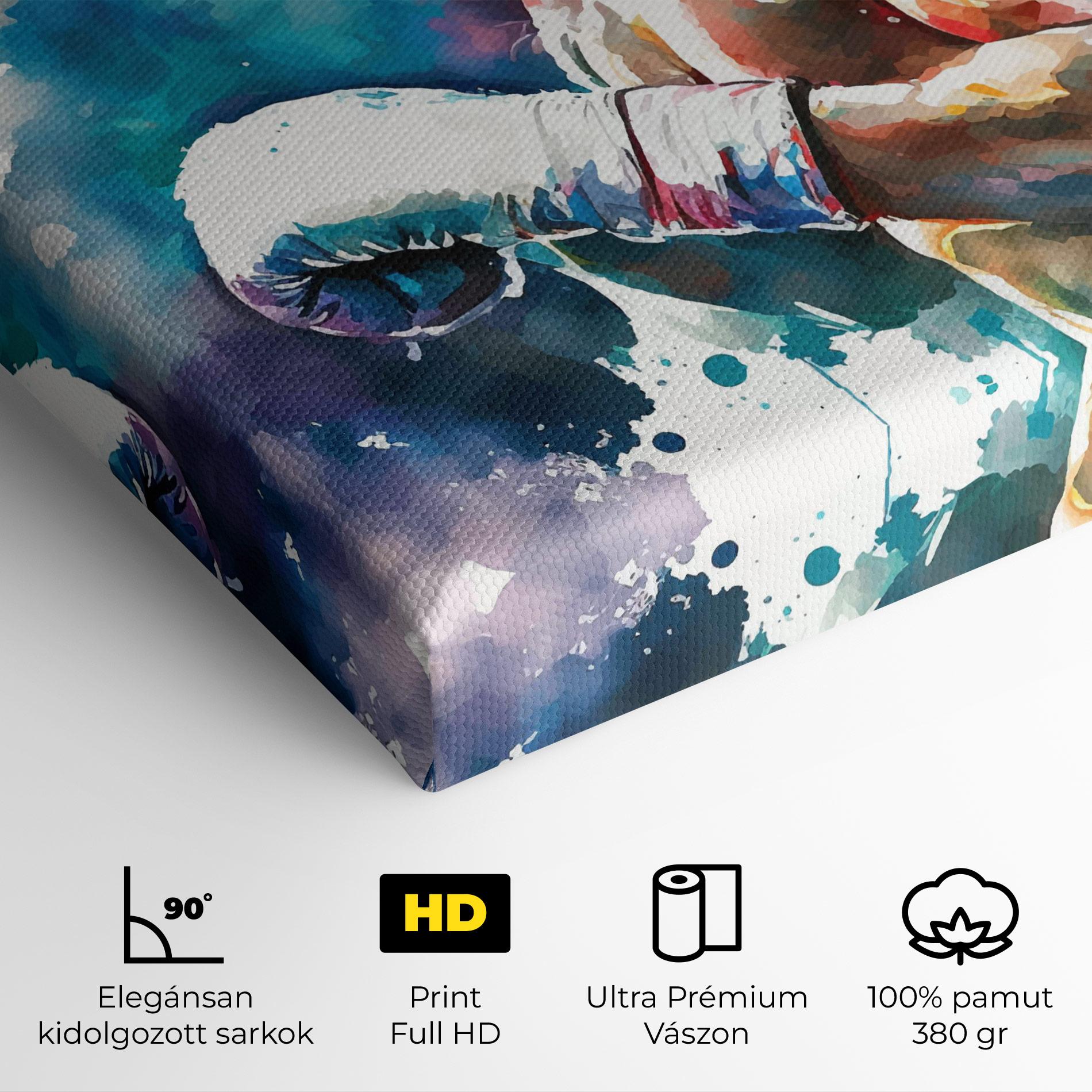 Vászonkép Boxing Red Blue mockup 4