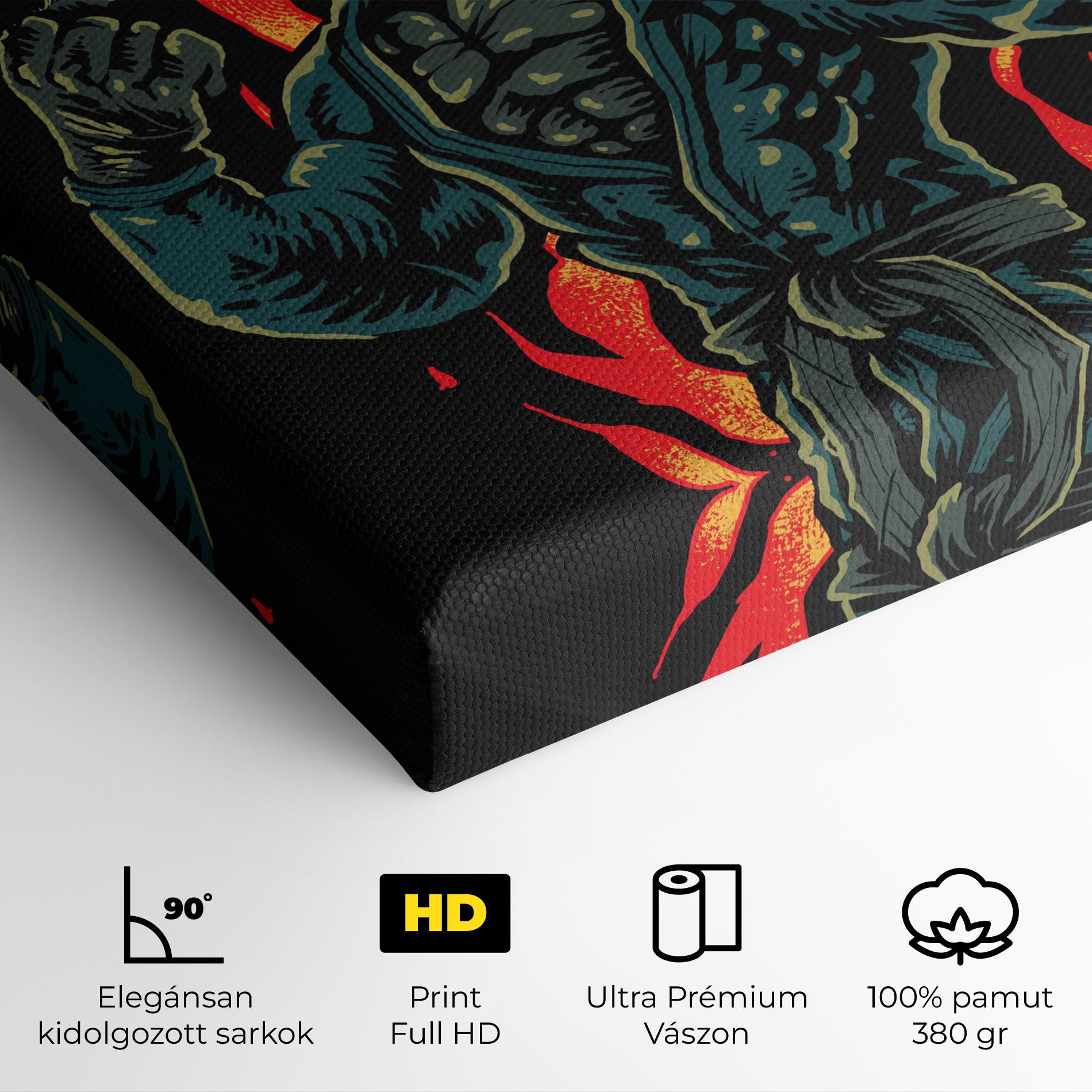 Vászonkép Gorilla Box Fighter mockup 4