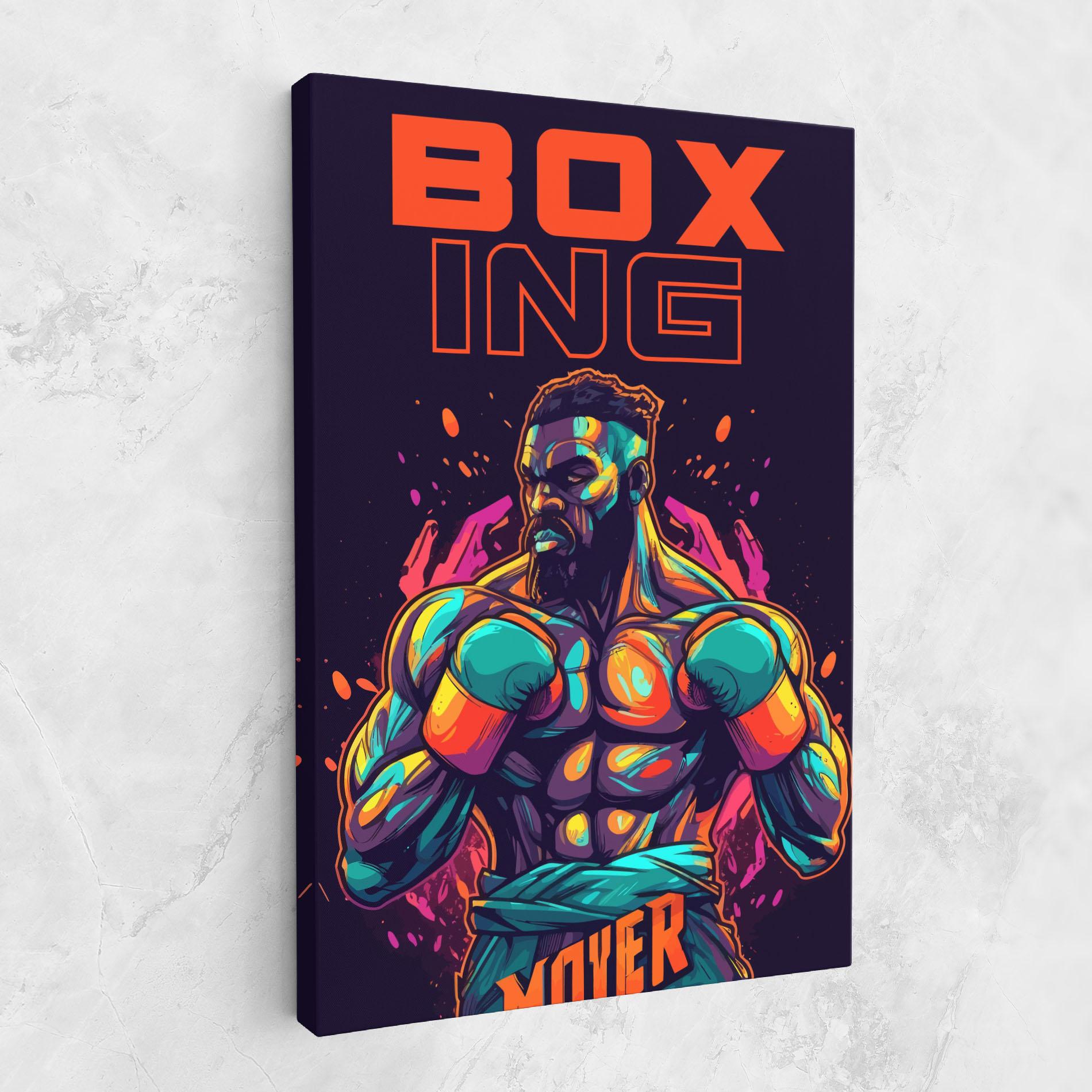 Vászonkép Box Ing mockup 1