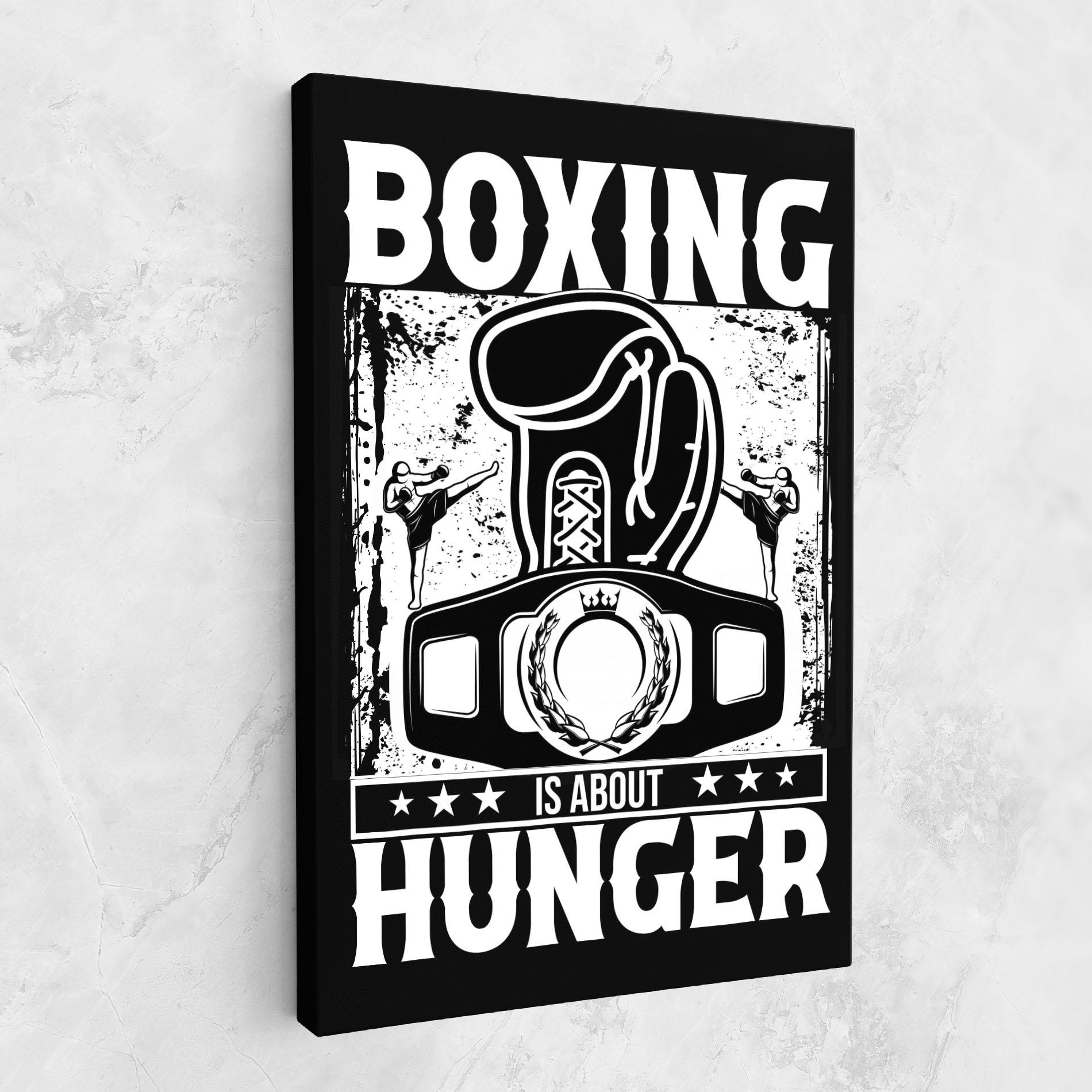 Vászonkép Boxing Hunger mockup 1