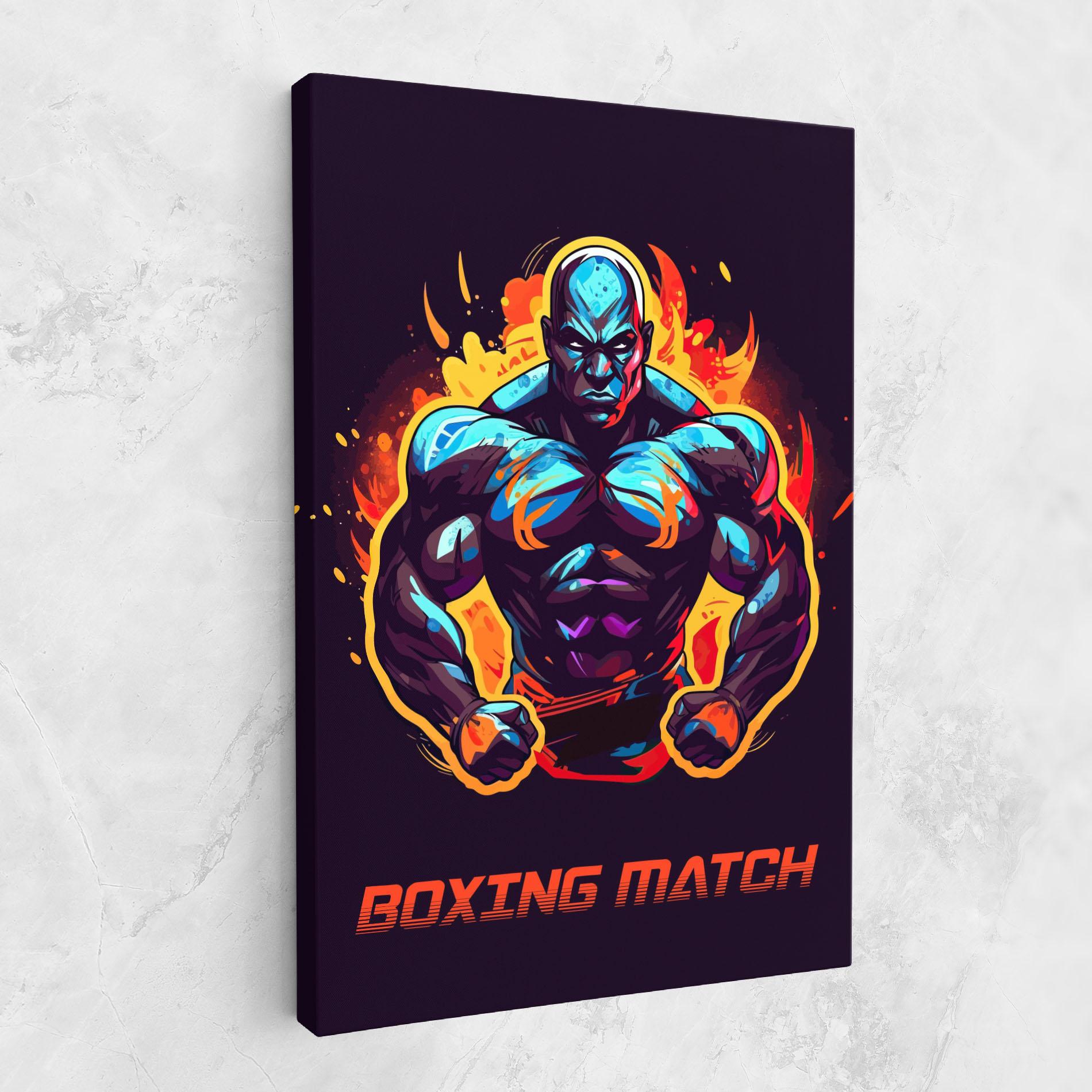 Vászonkép Boxing Strong Match mockup 1