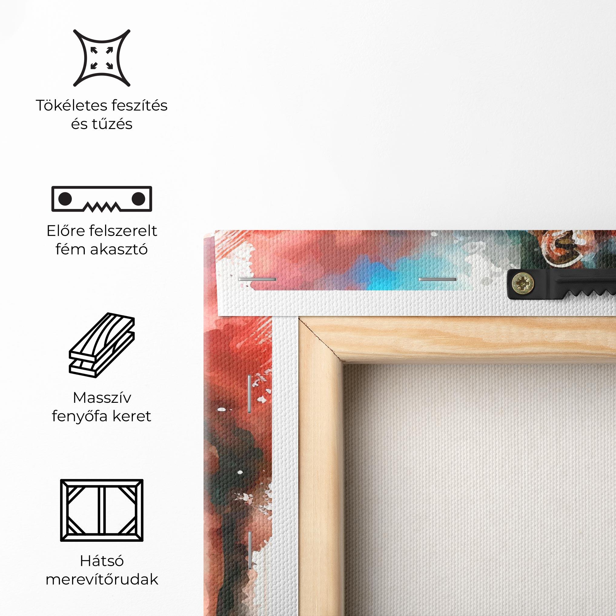 Vászonkép Boxing Red Blue mockup 5