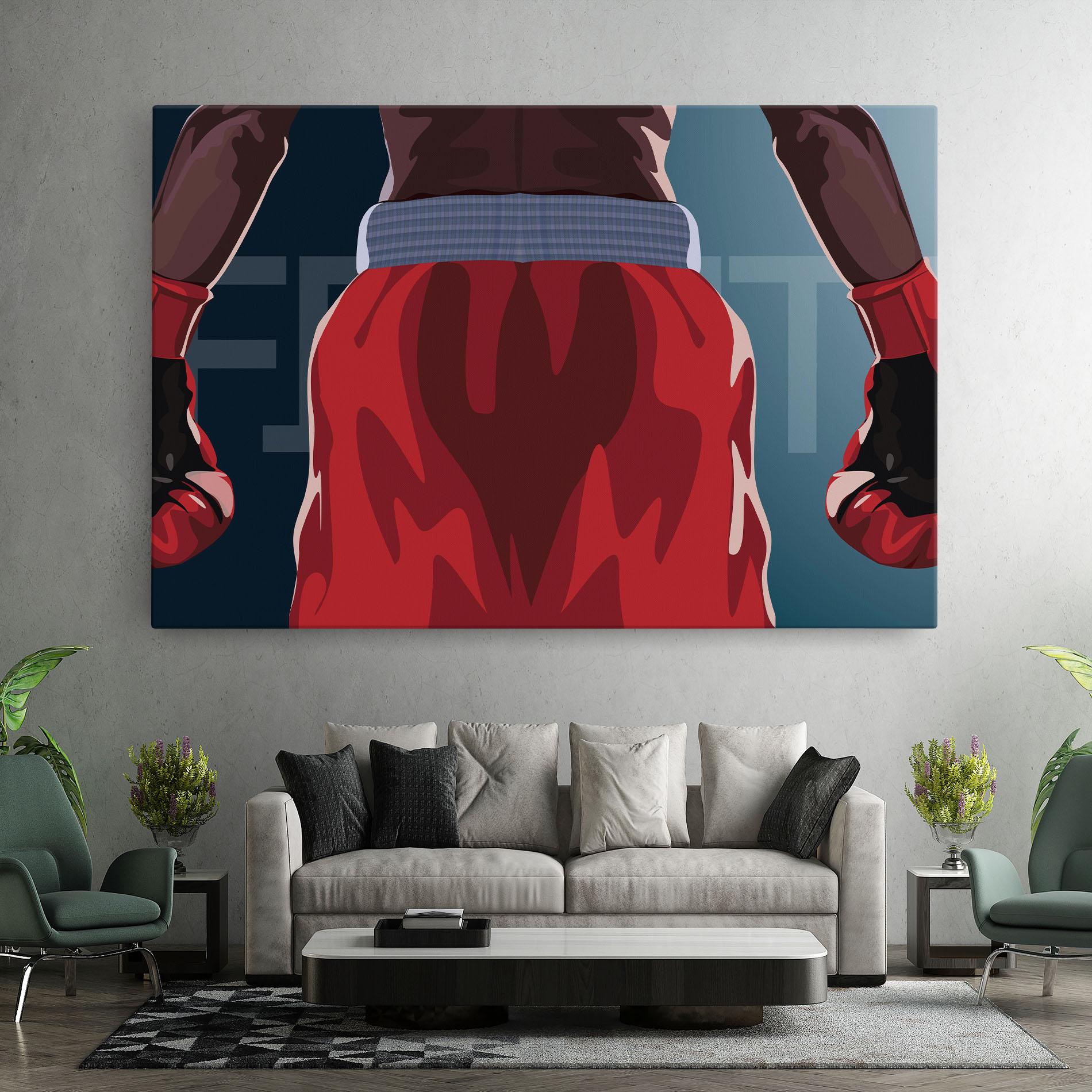 Vászonkép Fight Box mockup 7