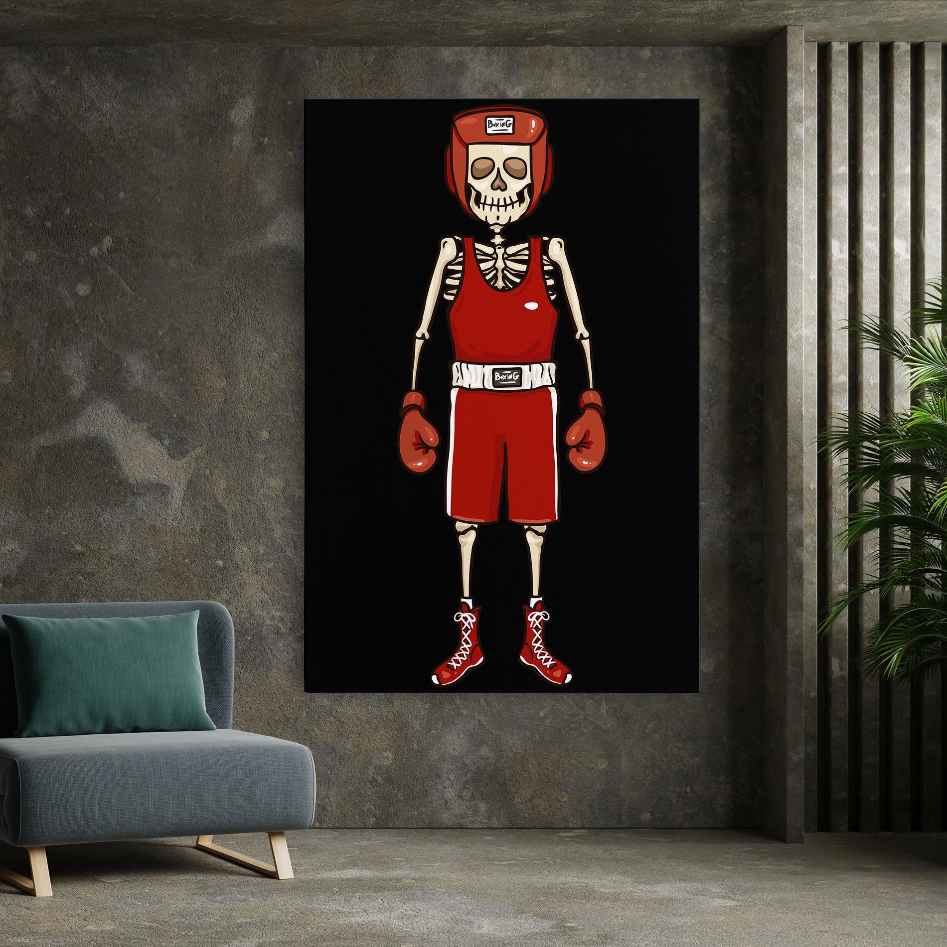 Vászonkép Bones Box mockup 7