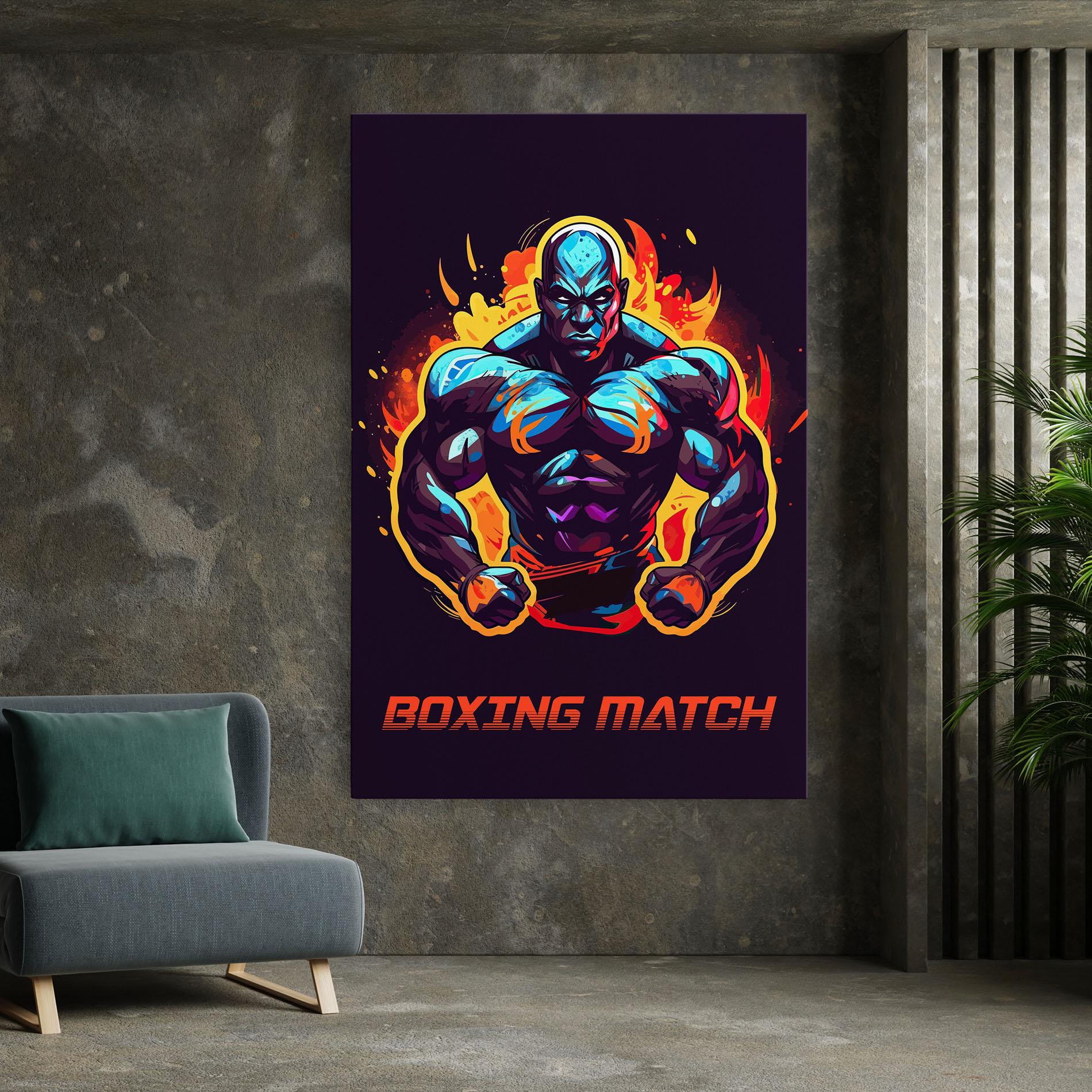 Vászonkép Boxing Strong Match mockup 7