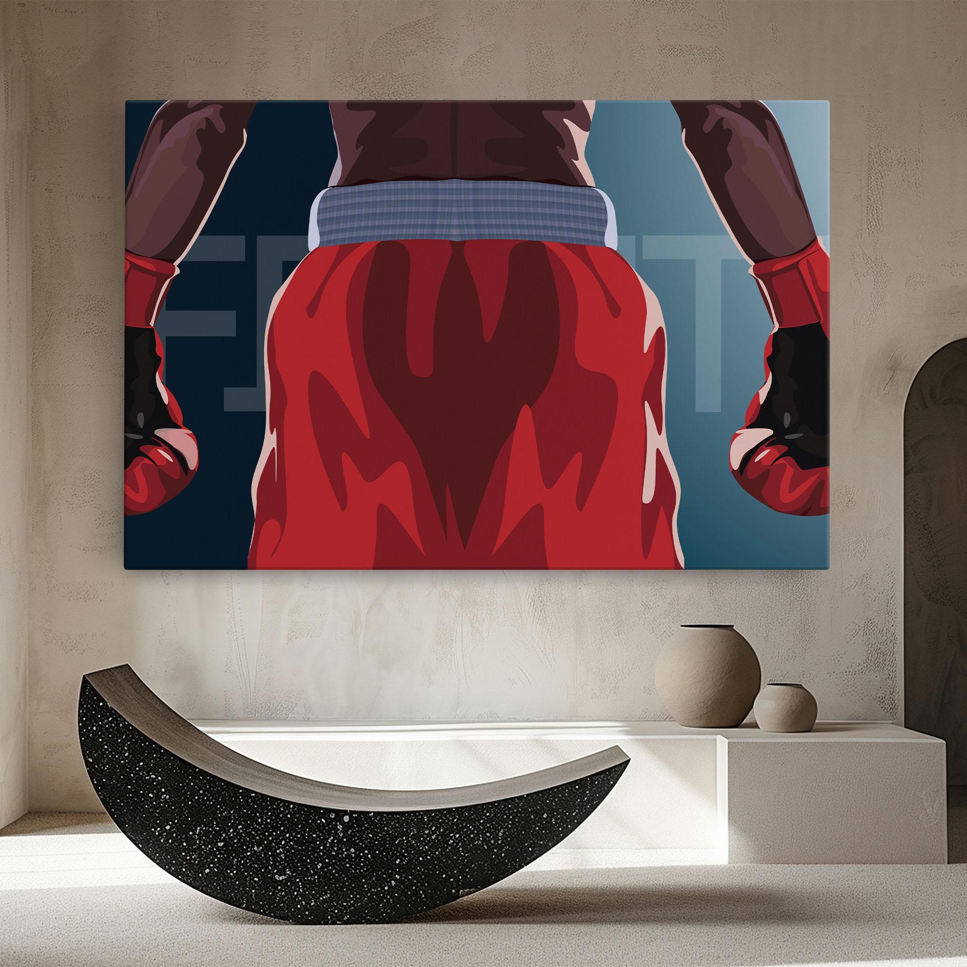 Vászonkép Fight Box mockup 8