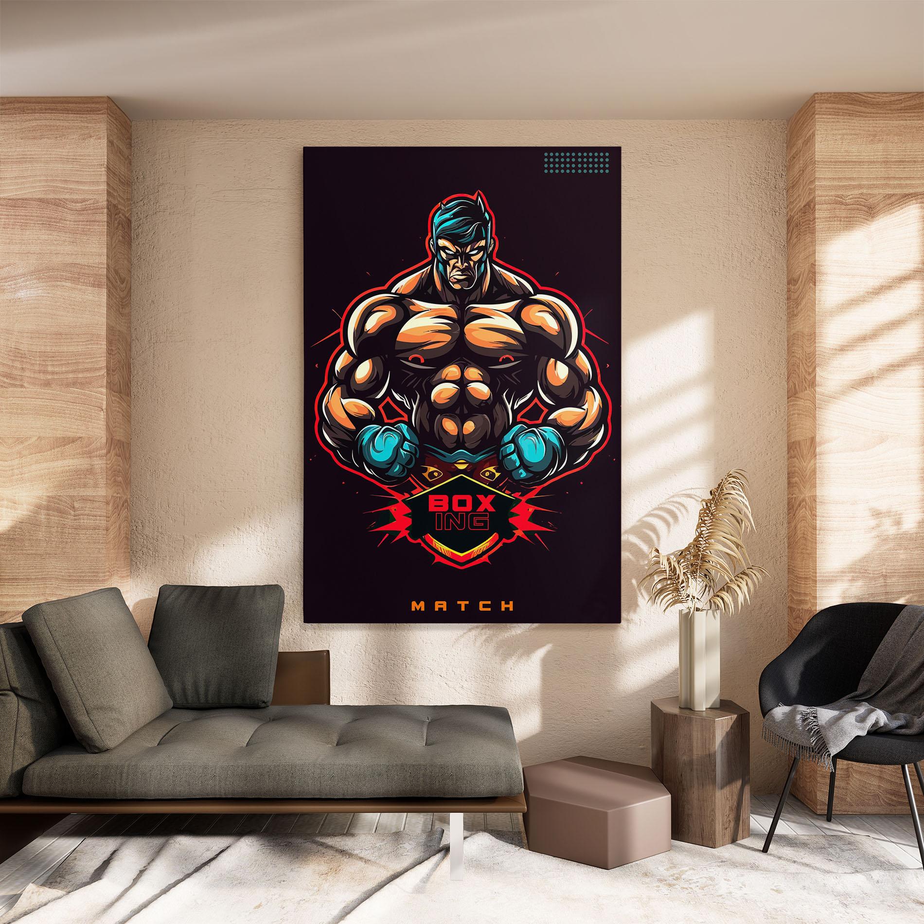 Vászonkép Light Blue Gloves mockup 8