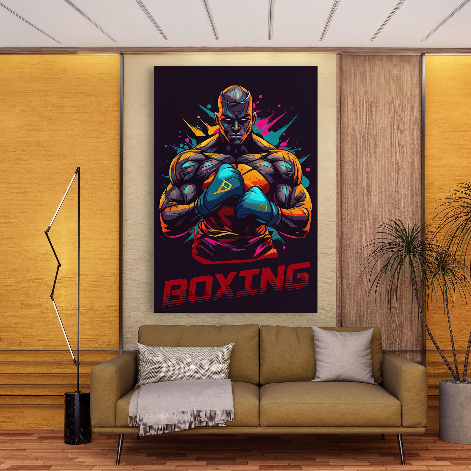 Vászonkép Boxing Strong mockup 9