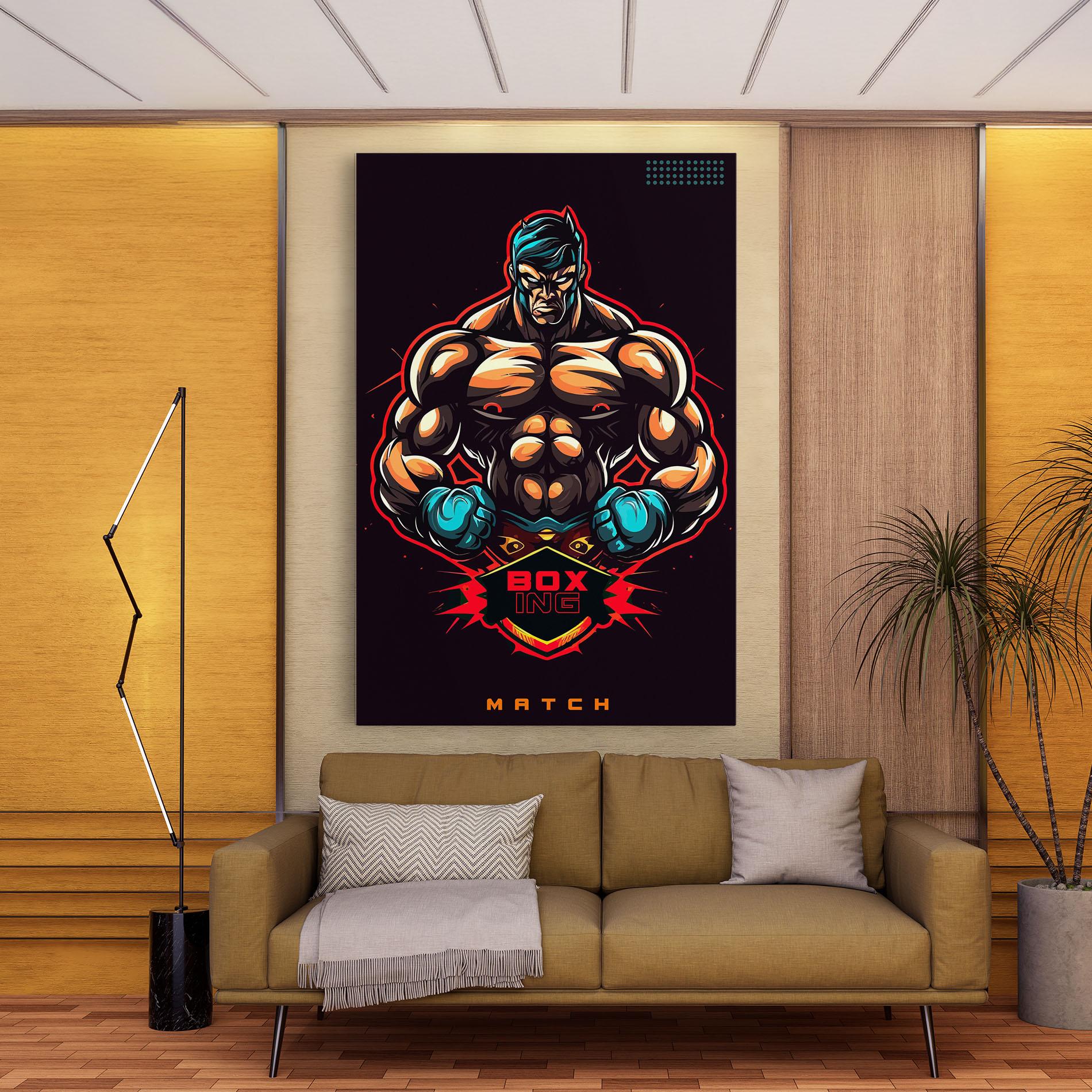 Vászonkép Light Blue Gloves mockup 9