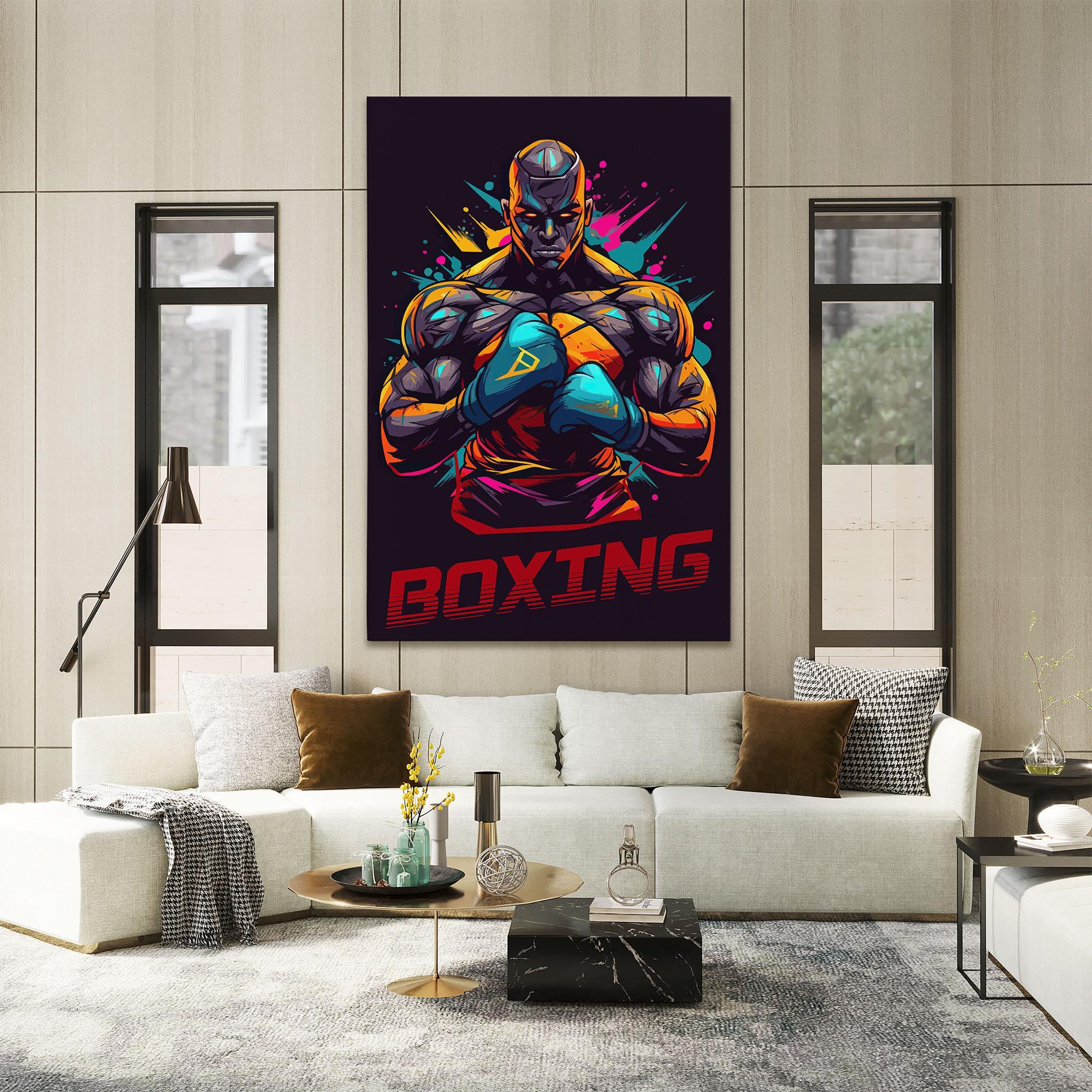 Vászonkép Boxing Strong mockup 2