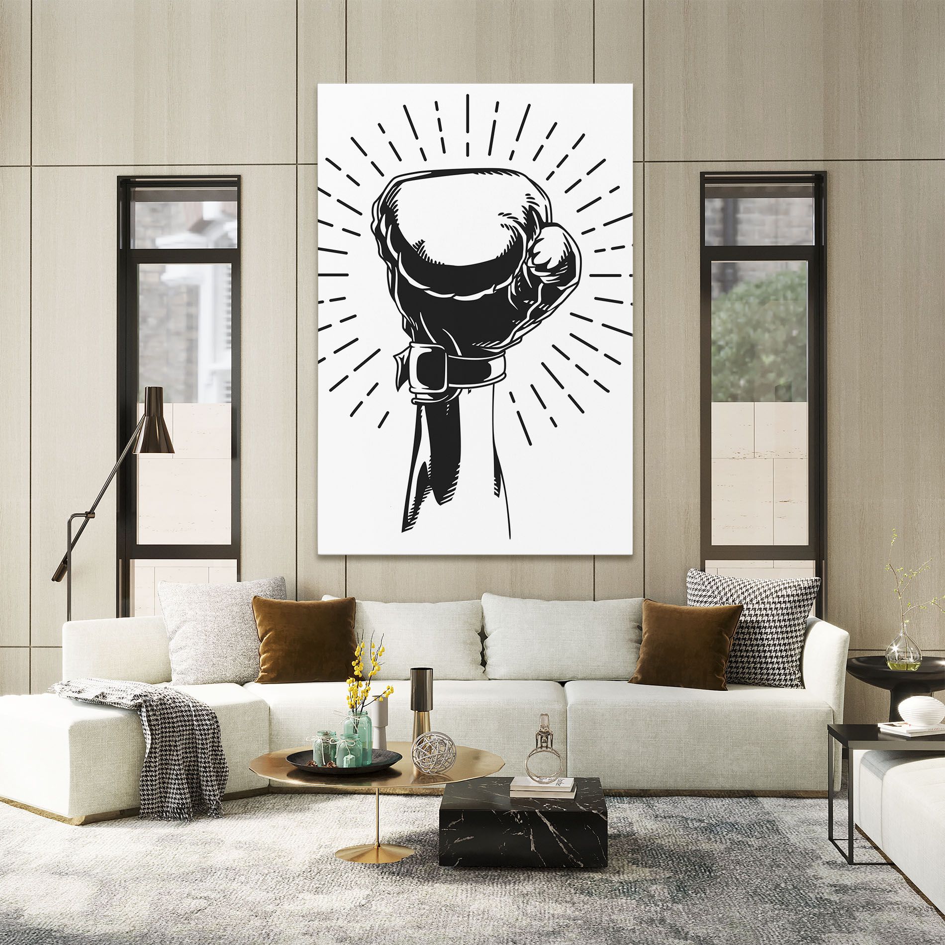 White Hand Boxing mockup 2