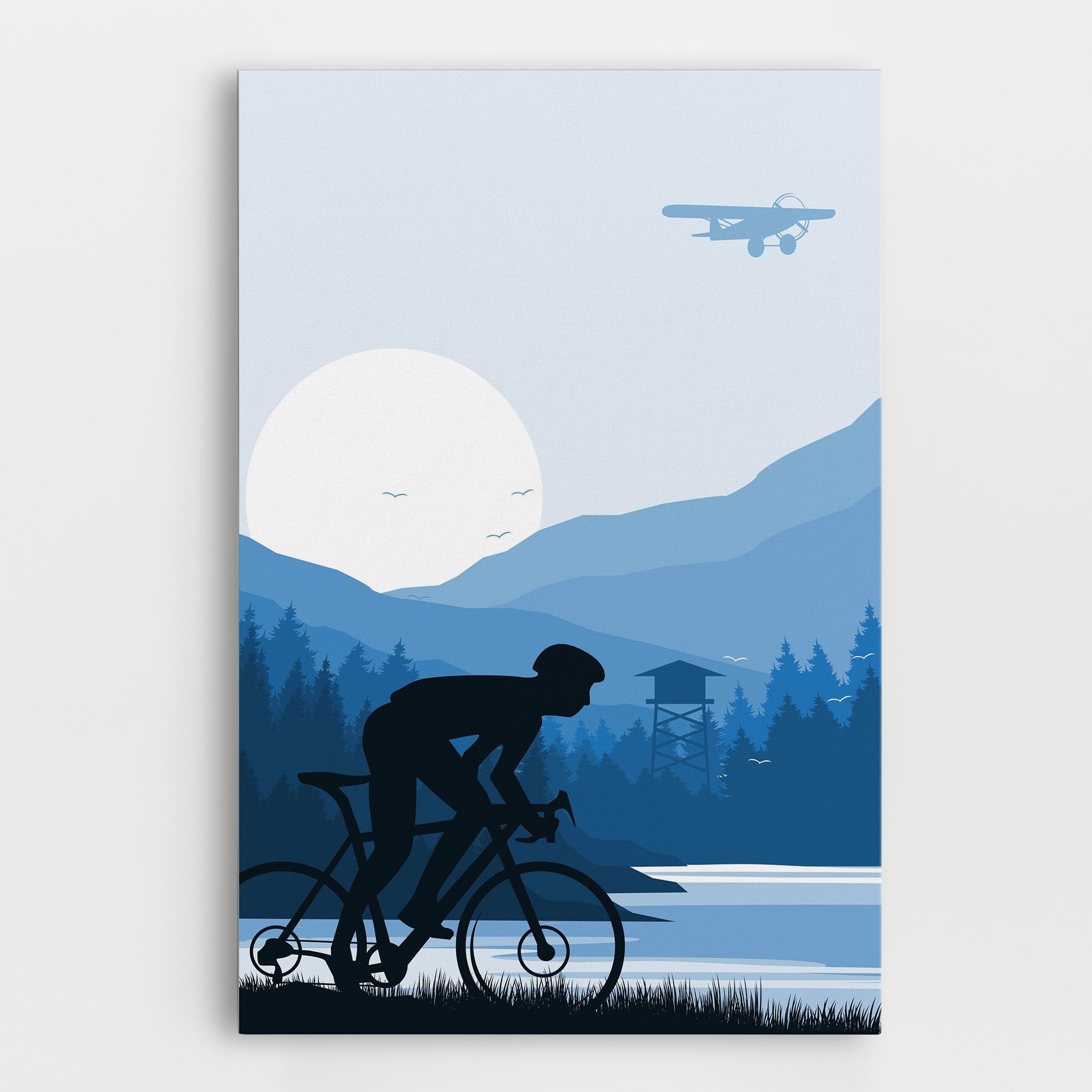 Blue Light Bike mockup 0