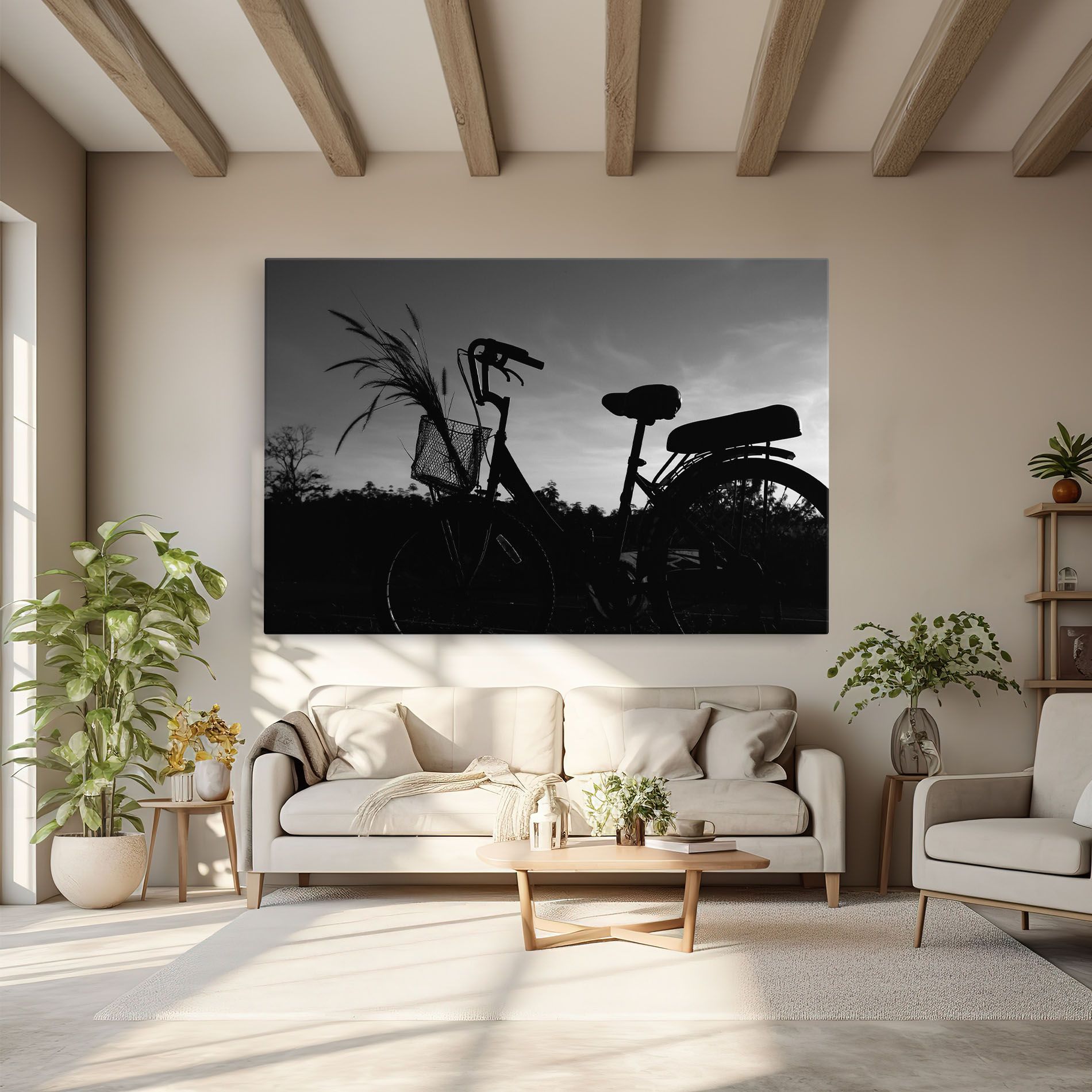 Black Bike Shilouette mockup 6