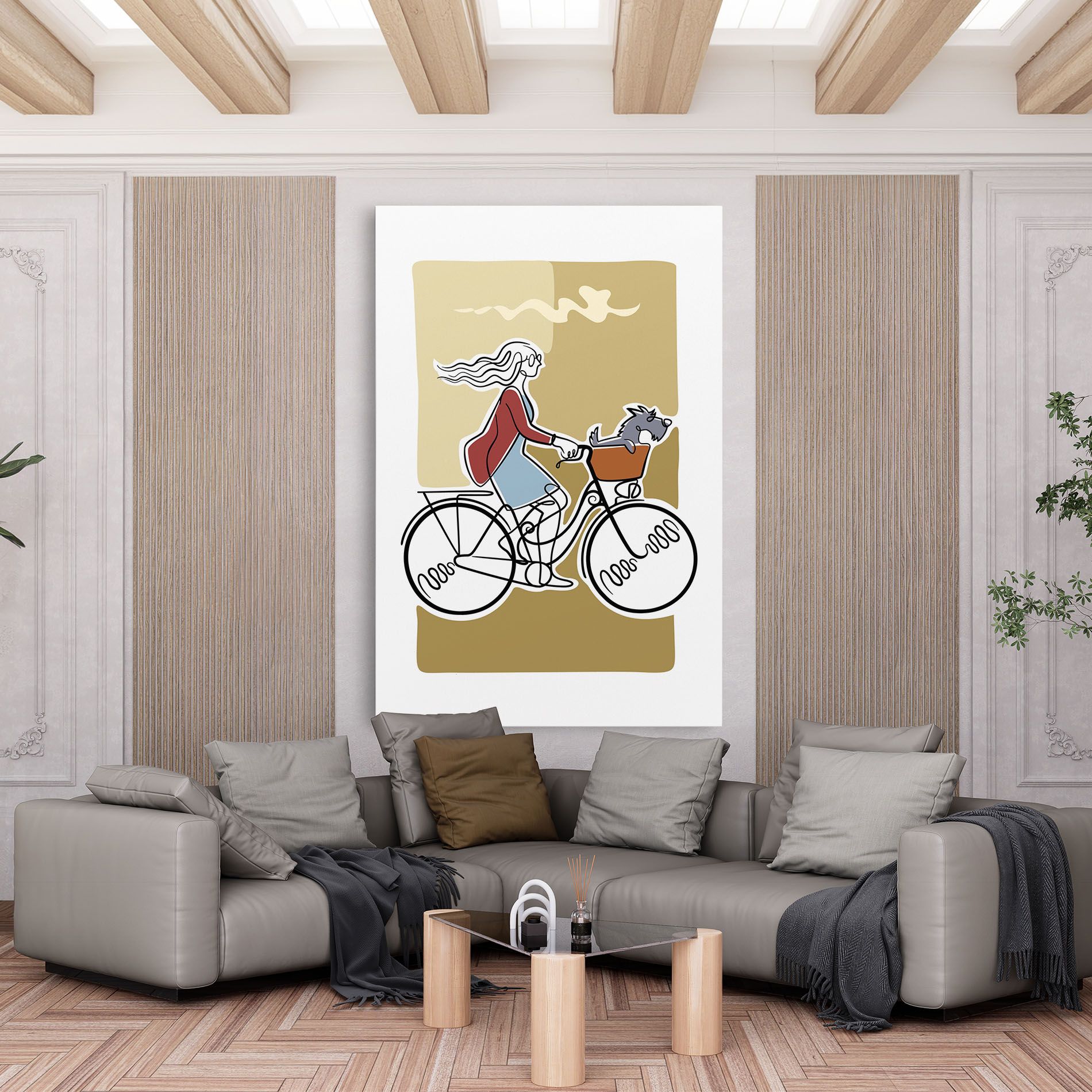Dog On Bike mockup 6