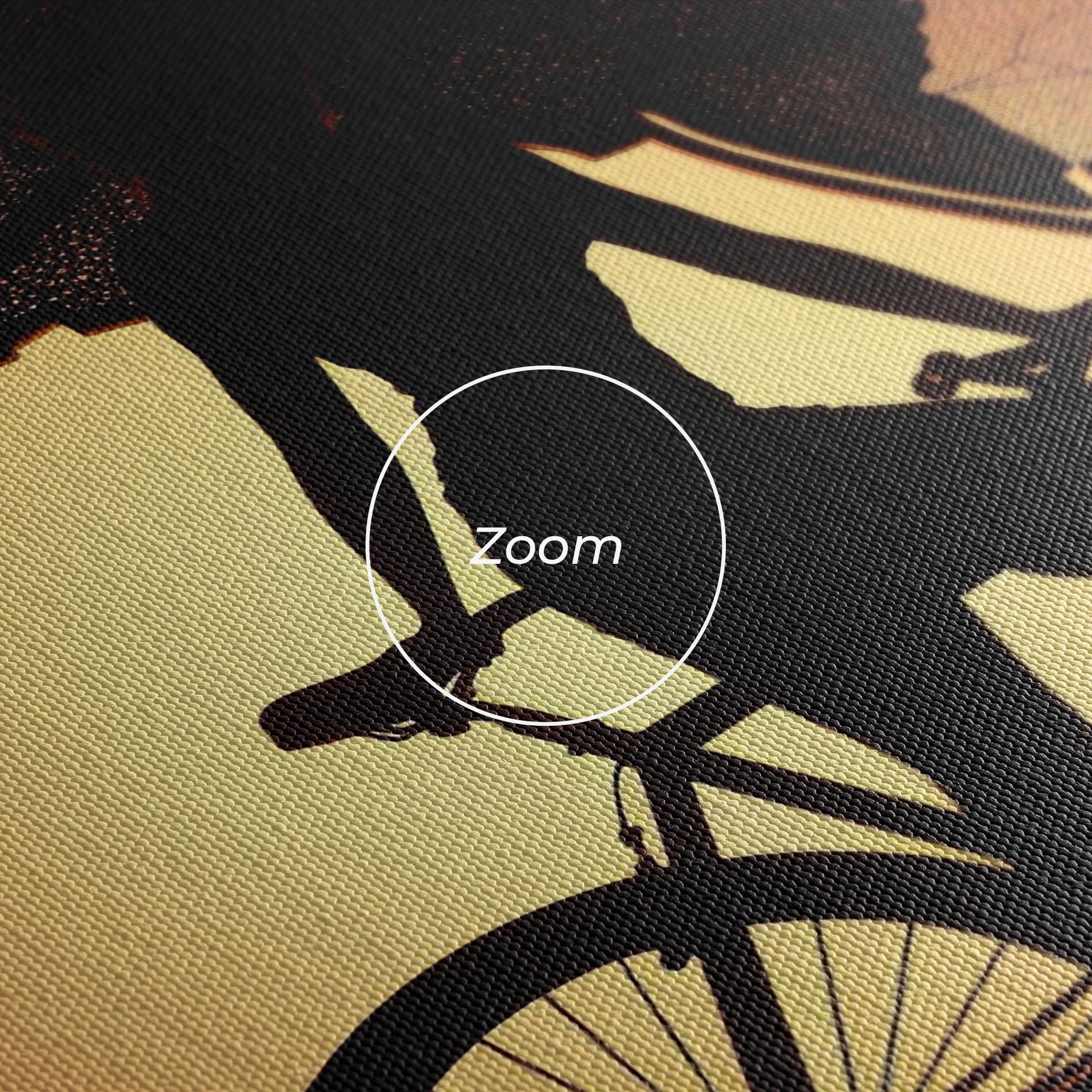 Vászonkép Globe Riding World mockup 3