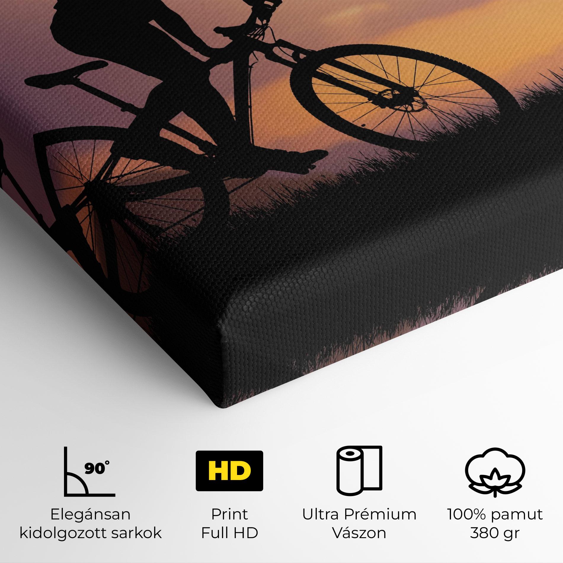 Vászonkép Bike Travel Concept mockup 4