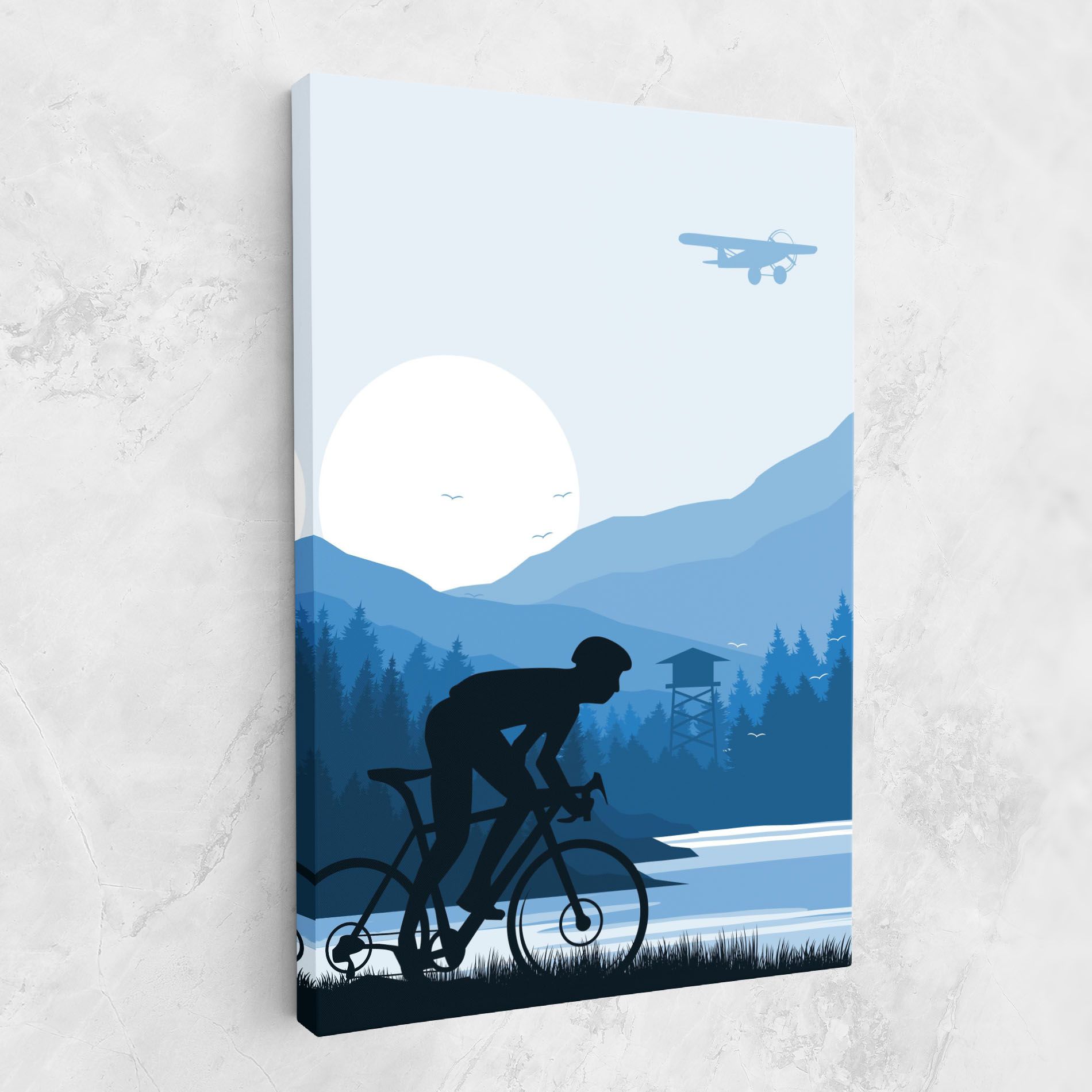 Blue Light Bike mockup 1