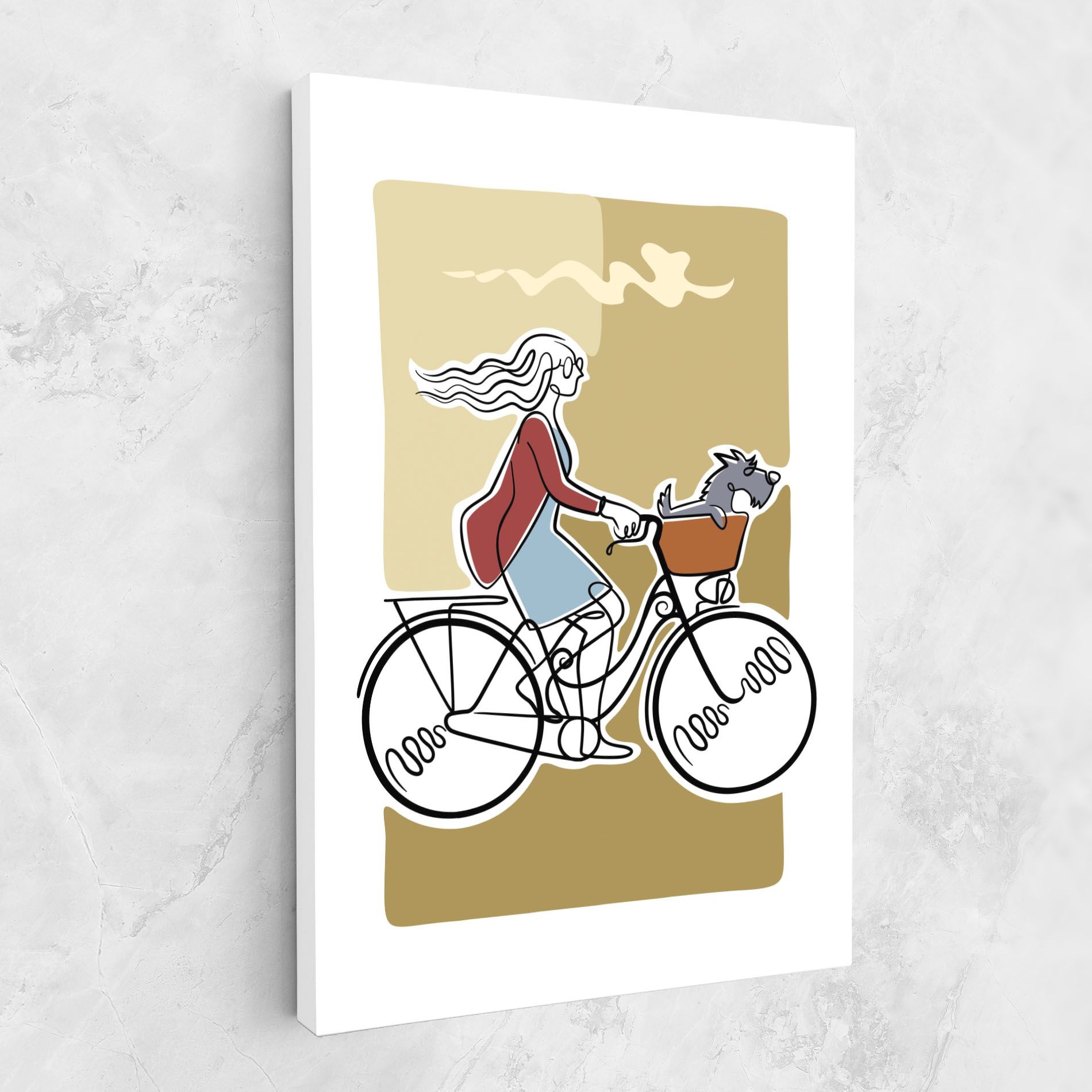 Dog On Bike mockup 1