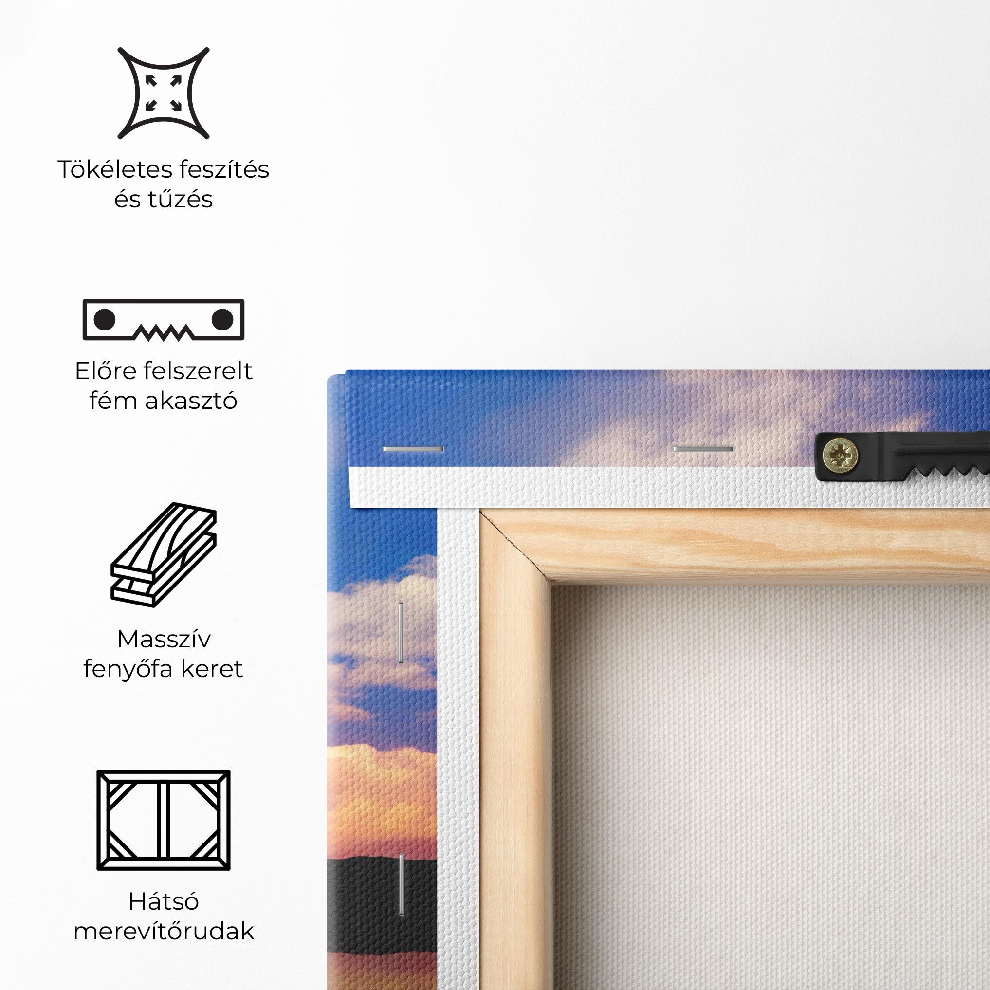 Vászonkép Bike Sunset mockup 5