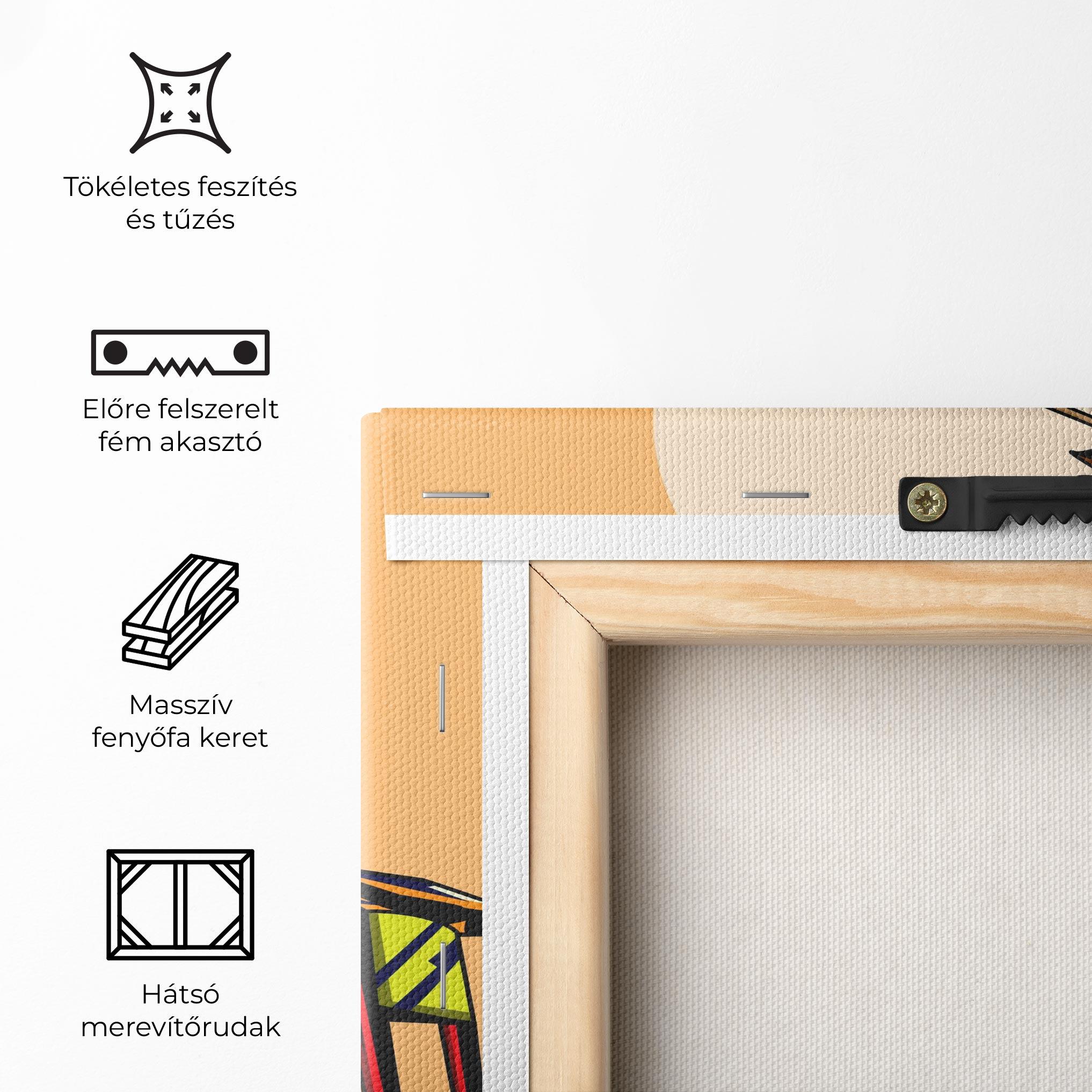 Vászonkép Downhill Bike mockup 5