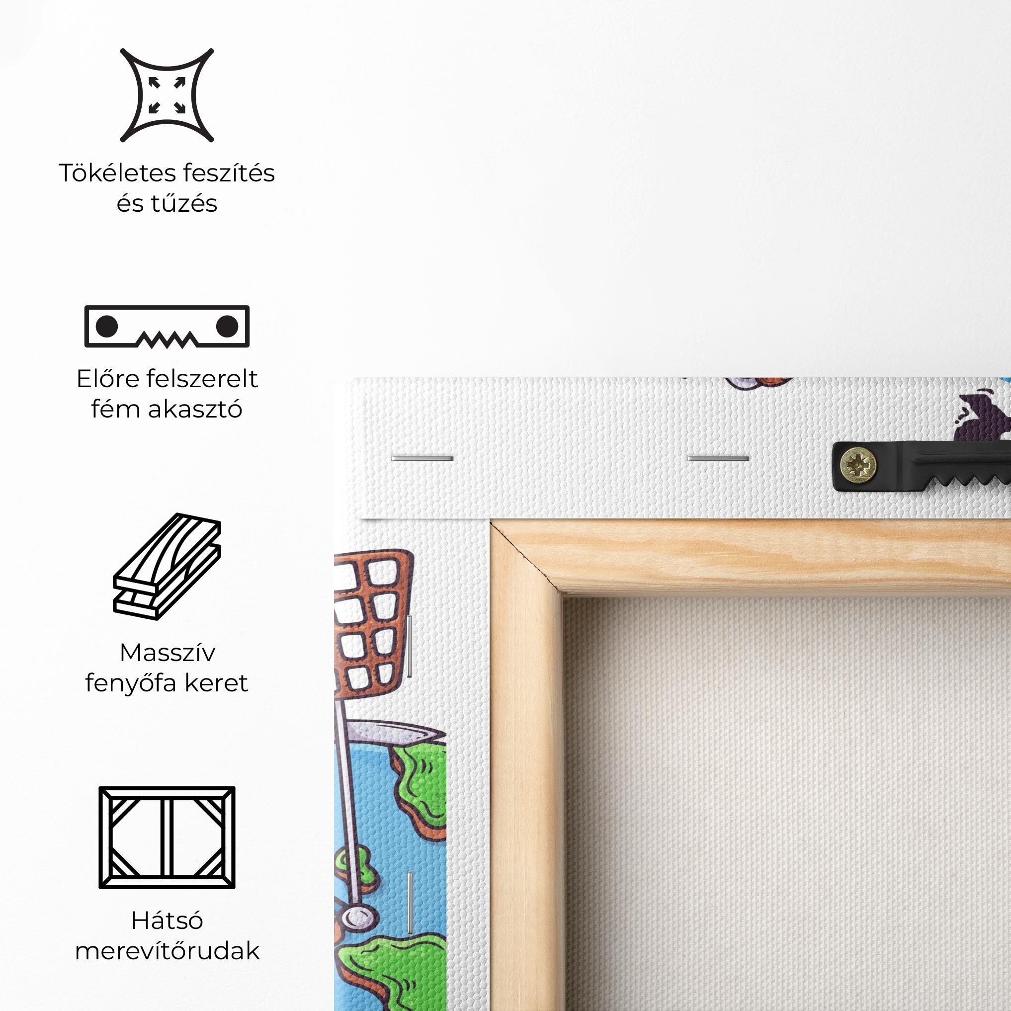 Vászonkép Free Day Bike mockup 5