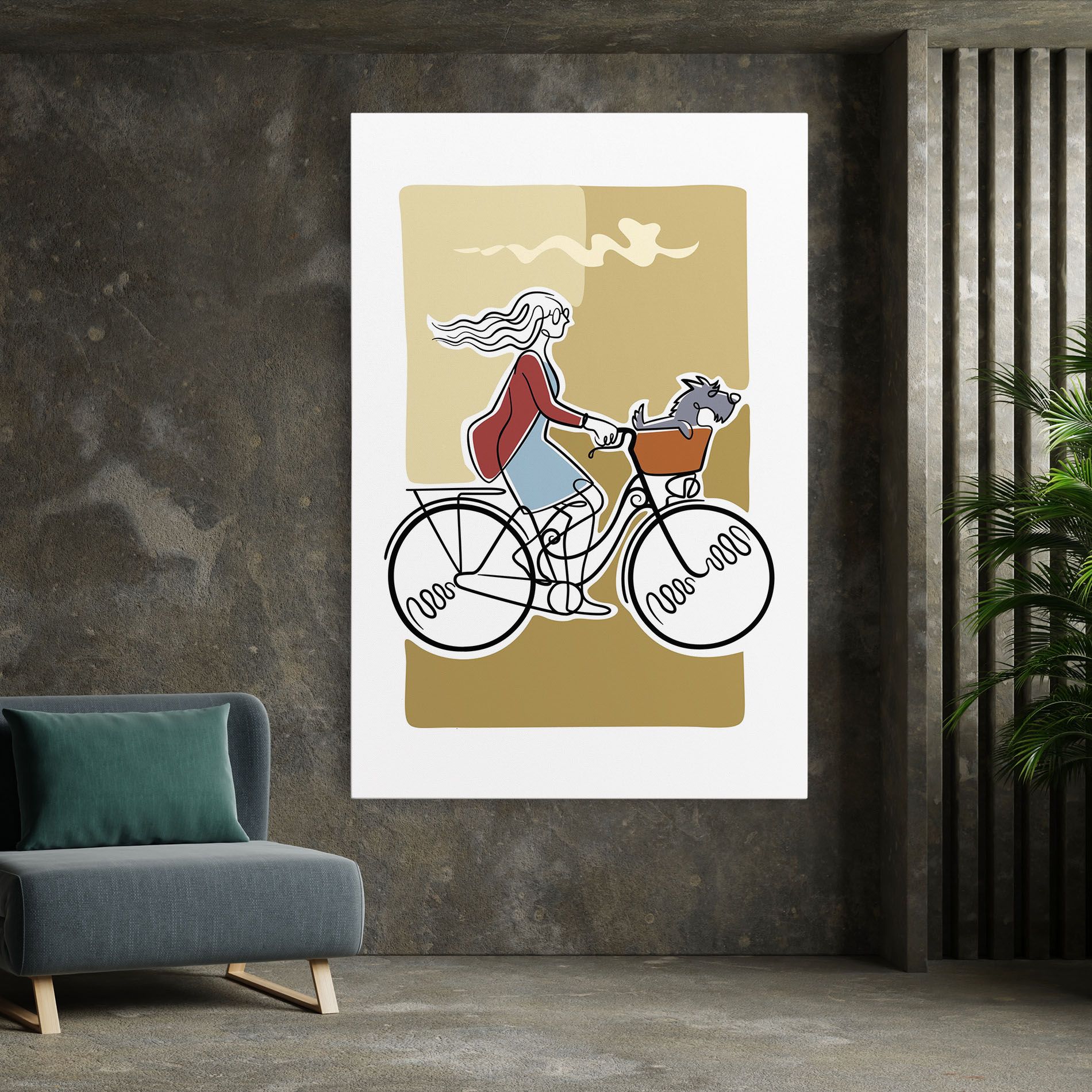 Dog On Bike mockup 7