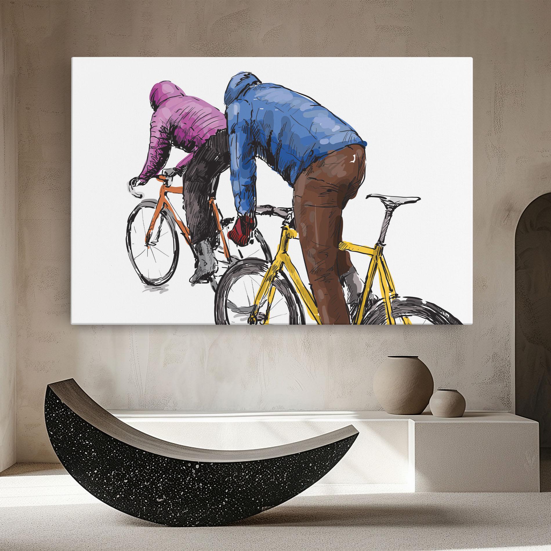 Vászonkép Bike Trip mockup 8