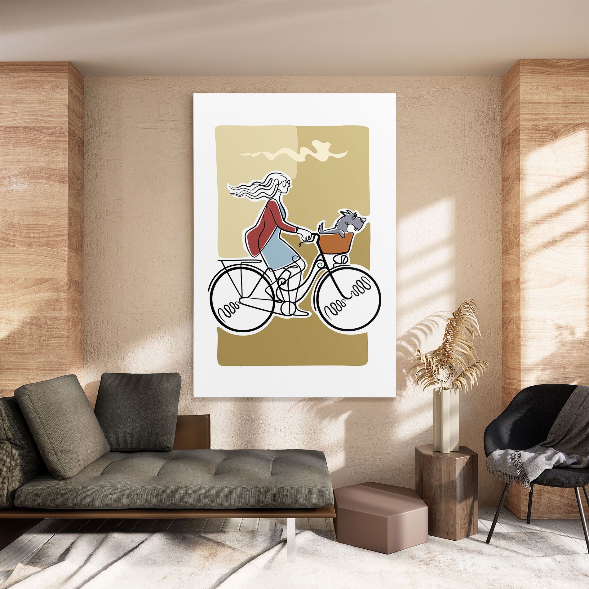 Dog On Bike mockup 8