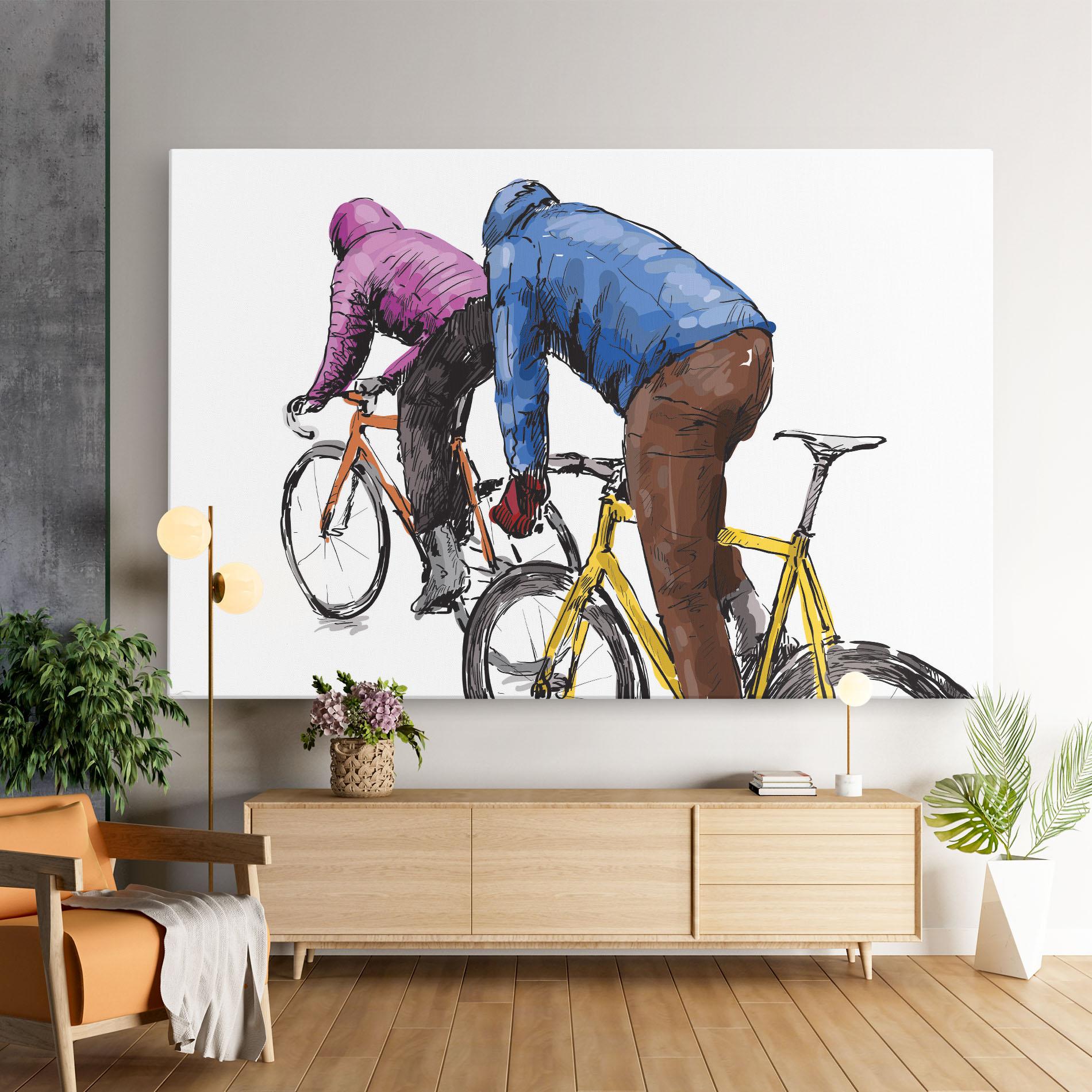 Vászonkép Bike Trip mockup 9