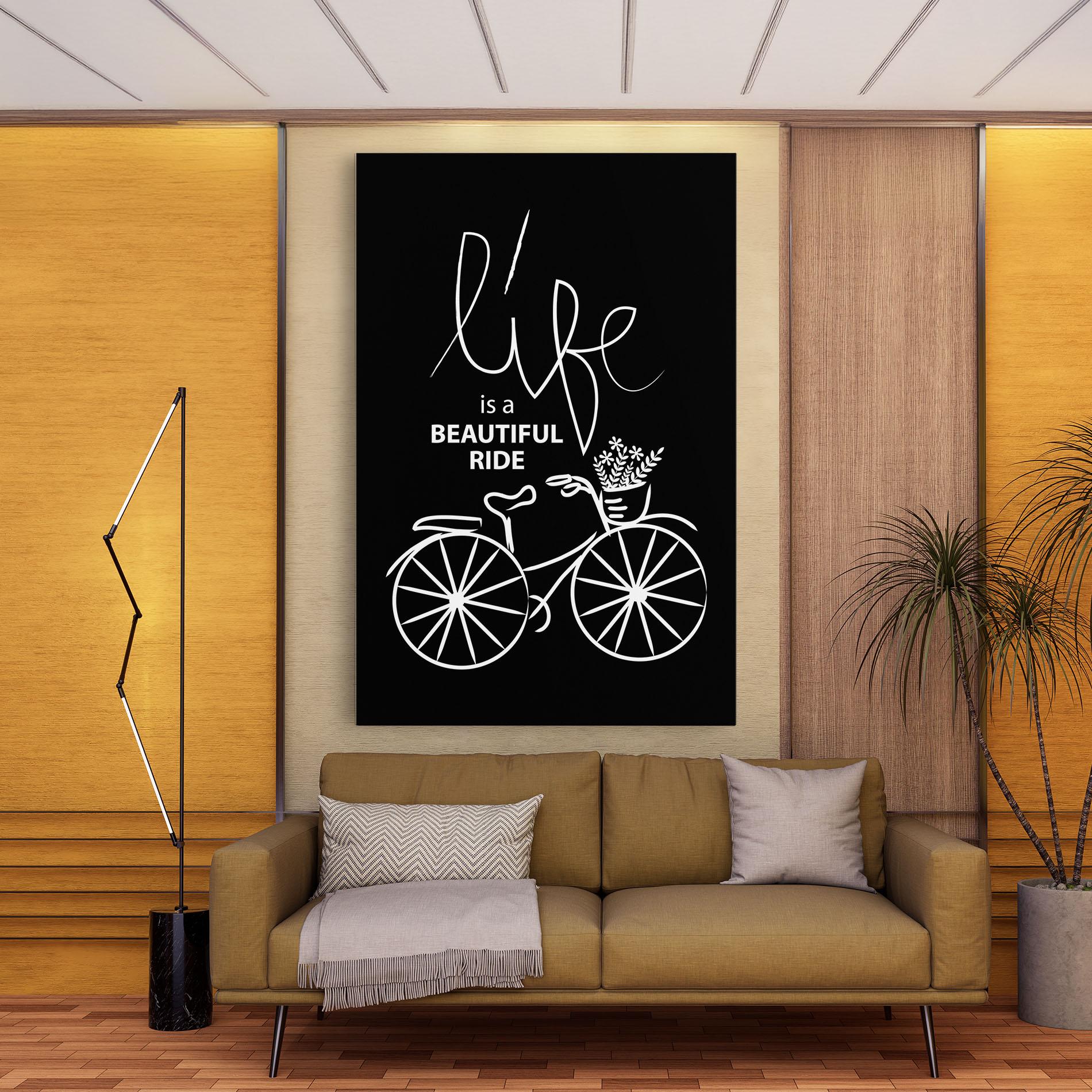 Vászonkép Beautiful Ride mockup 9