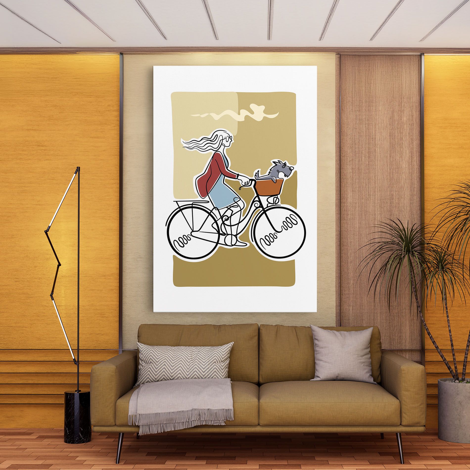 Dog On Bike mockup 9