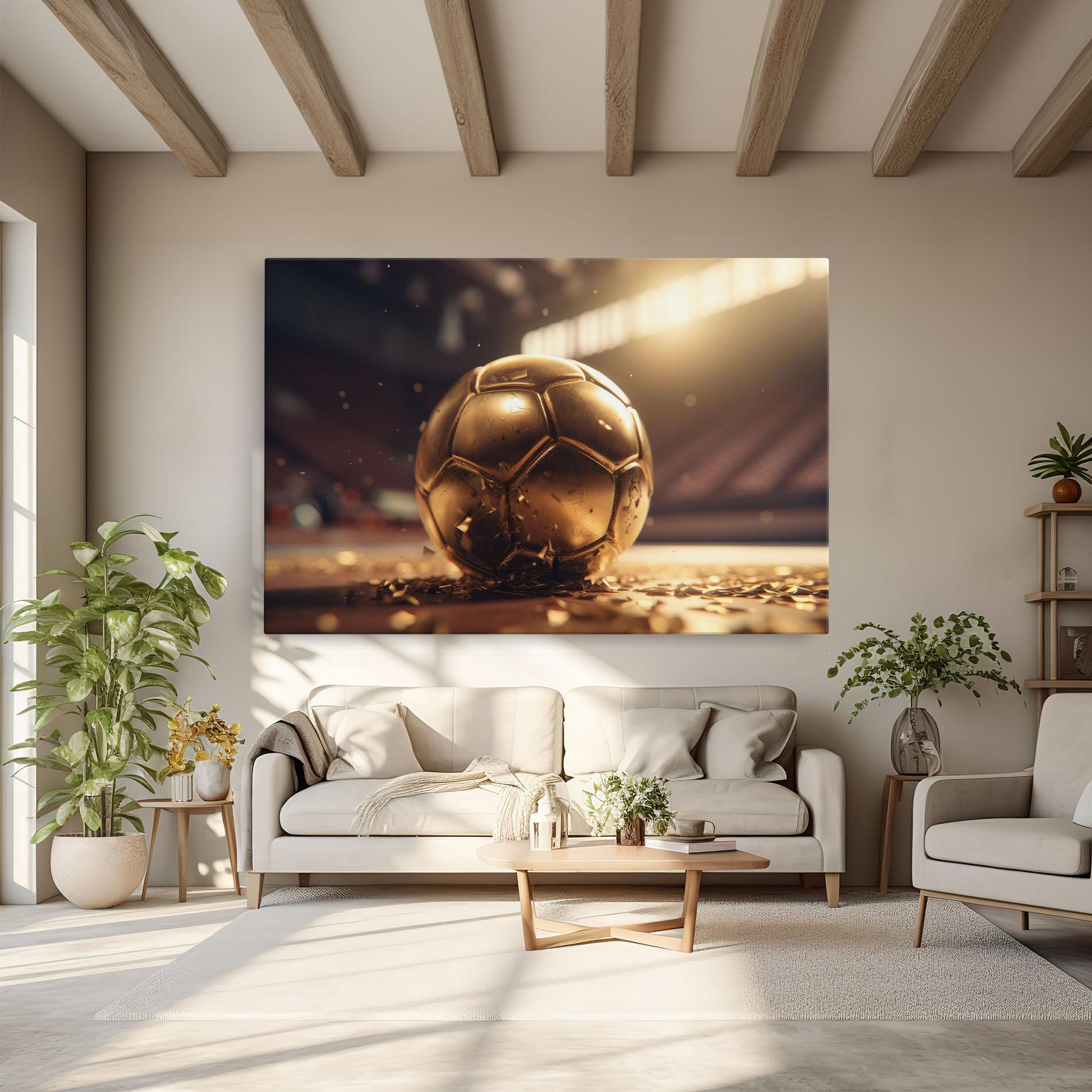 Vászonkép Award For Football mockup 6
