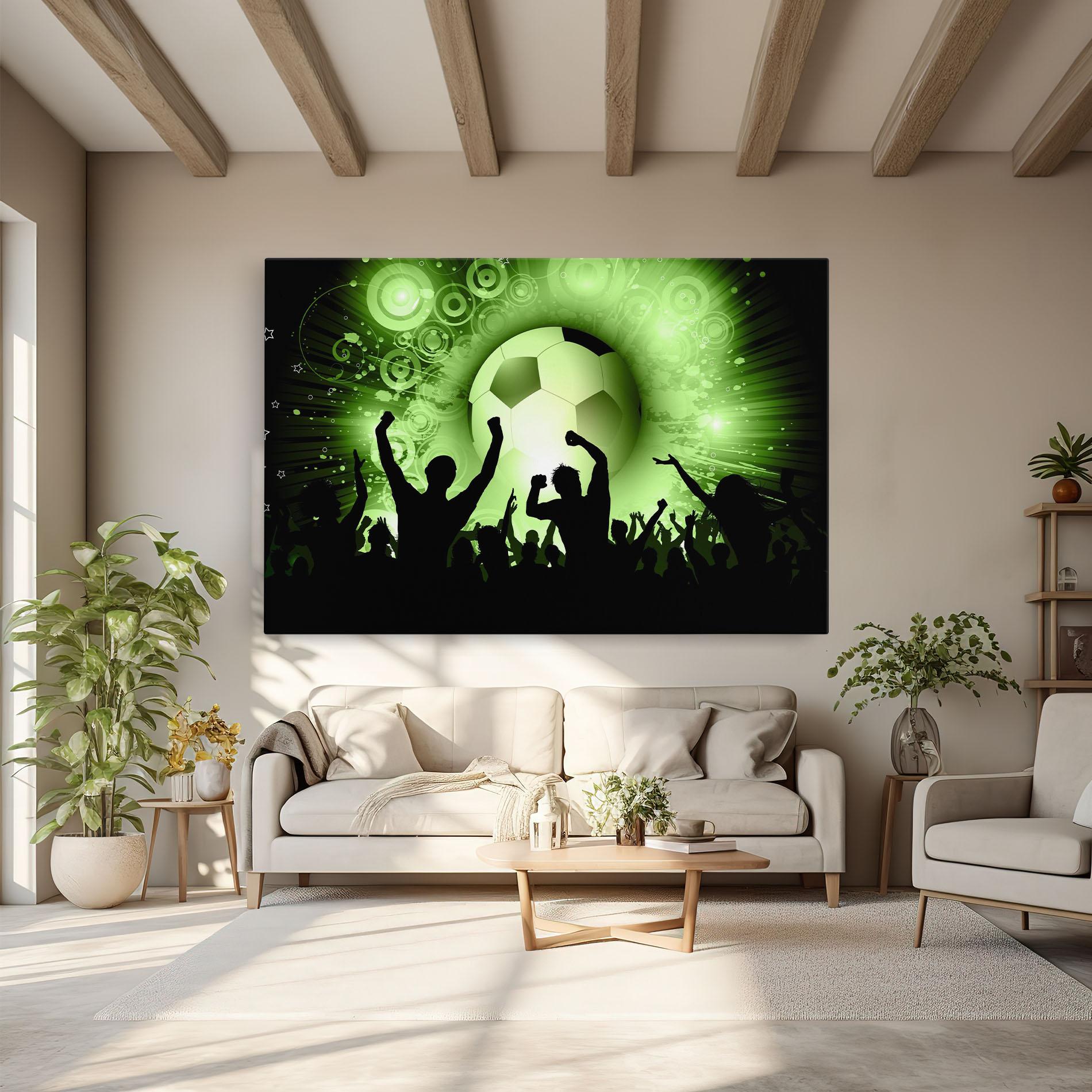 Vászonkép Football Crowd mockup 6