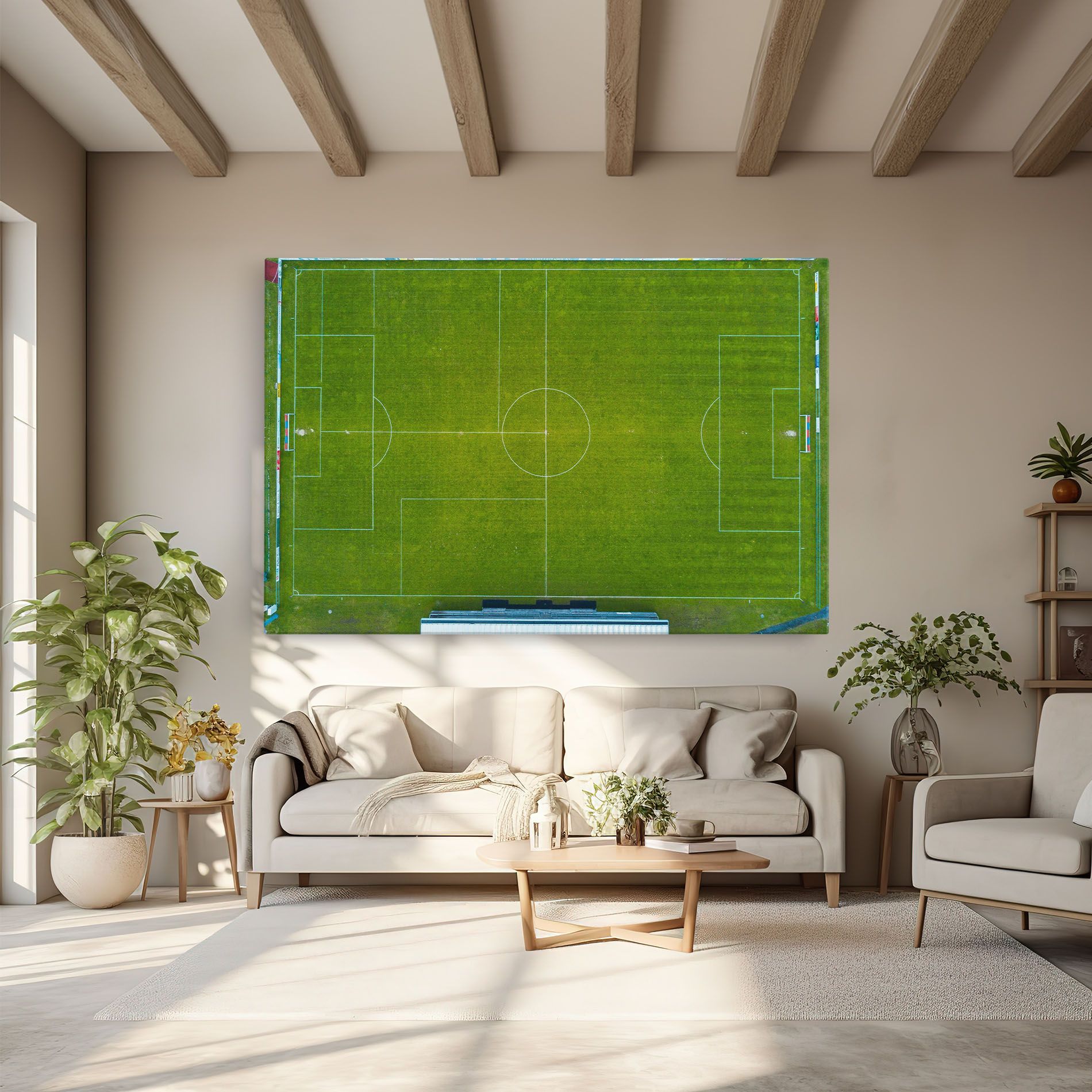 Green Football Field mockup 6