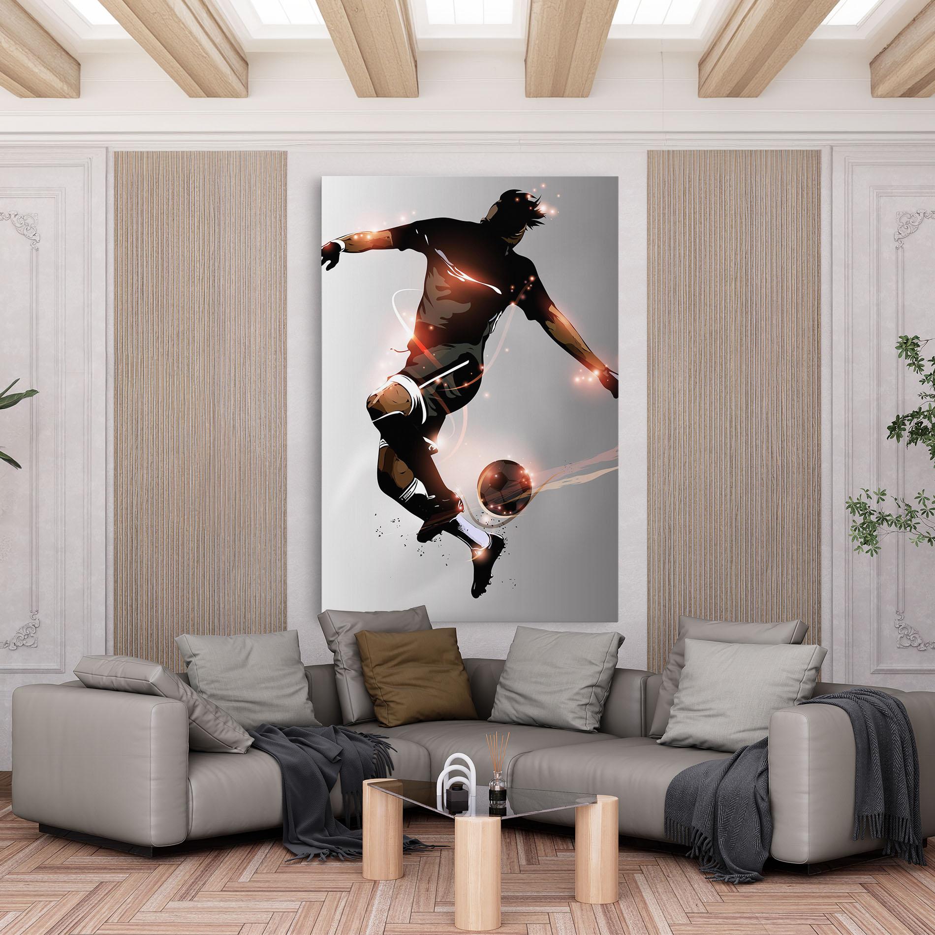 Vászonkép Football Jump mockup 6