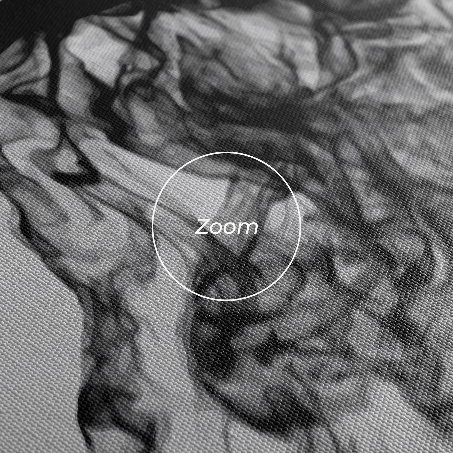 Vászonkép Black Smoke Football mockup 3