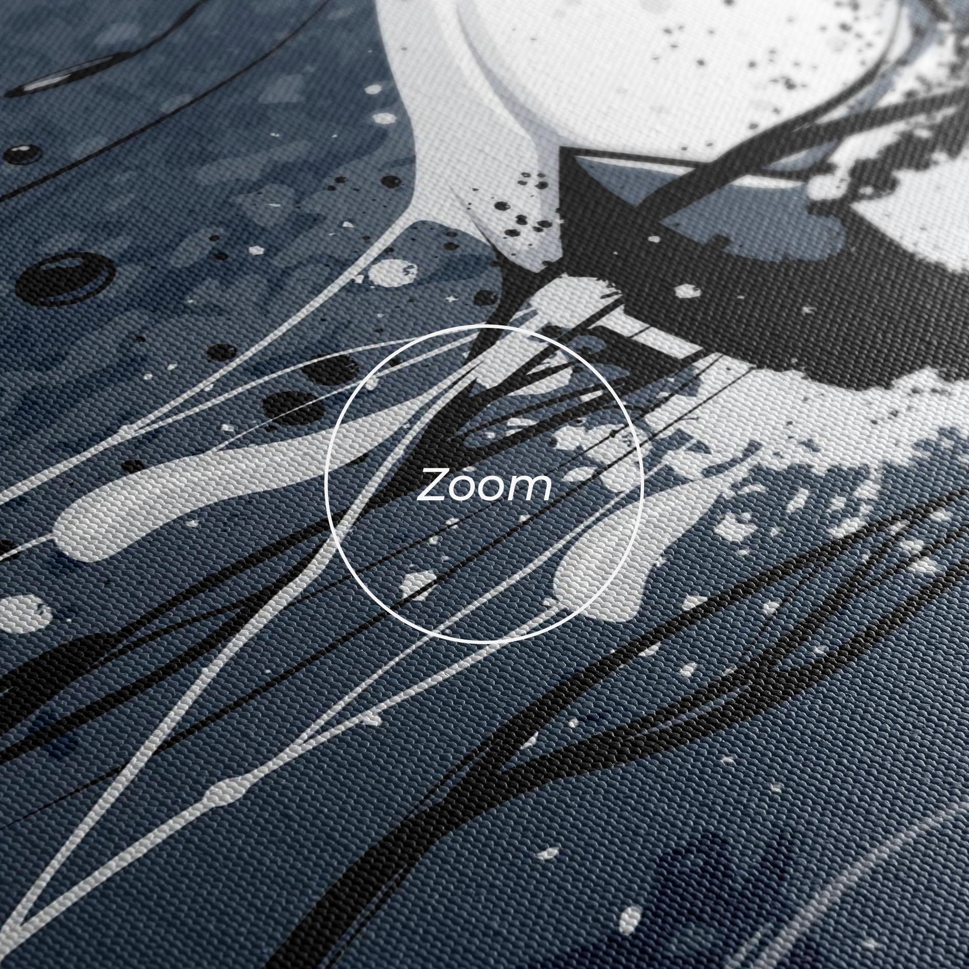 Vászonkép Blue Football mockup 3