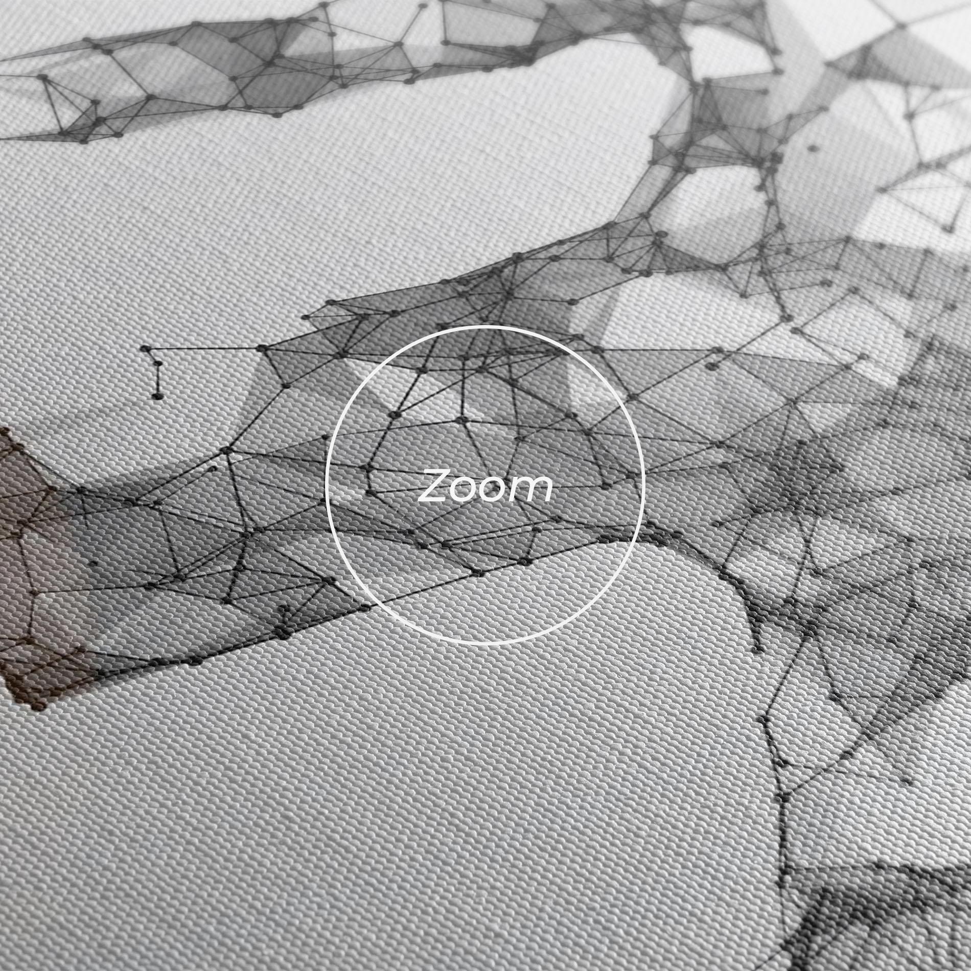 Vászonkép Football Orange Ball mockup 3