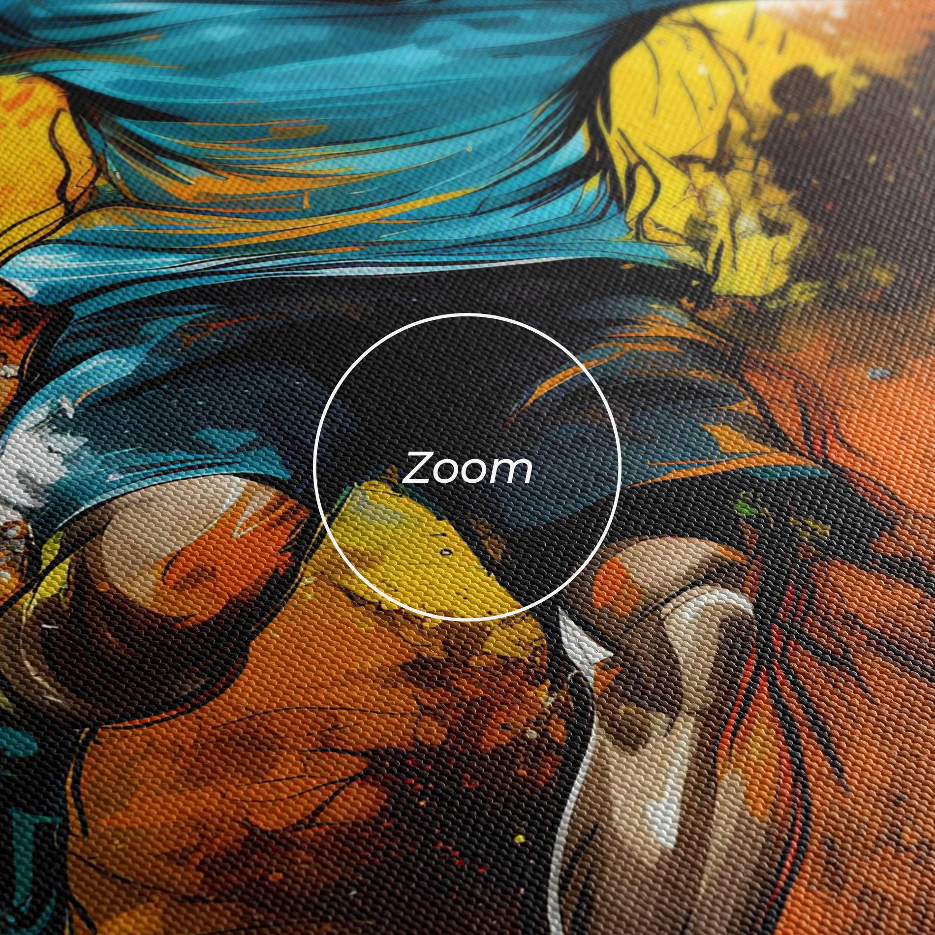 Vászonkép Football Player Painting mockup 3