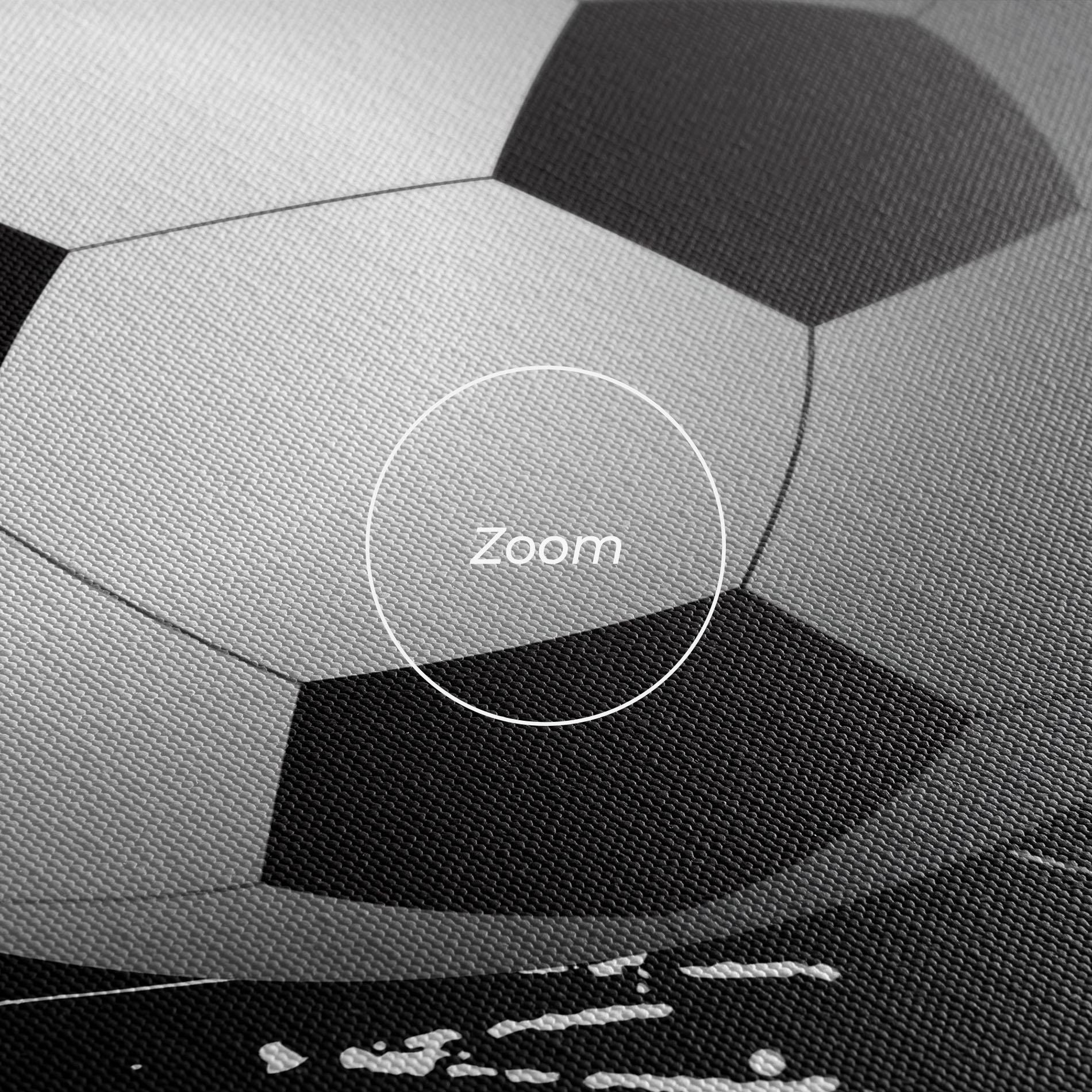 Vászonkép Green Black Football mockup 3