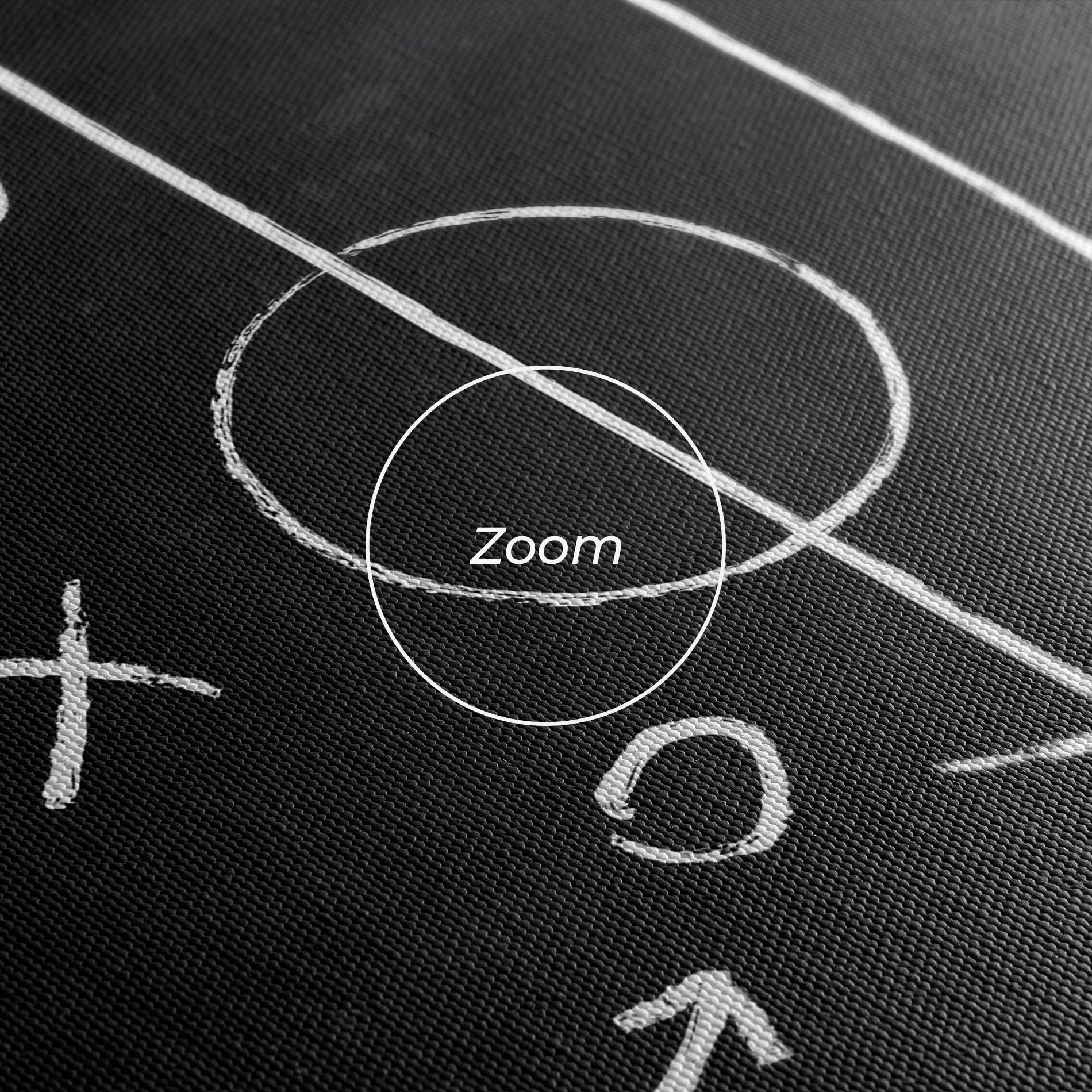 Vászonkép Grey Board Football mockup 3