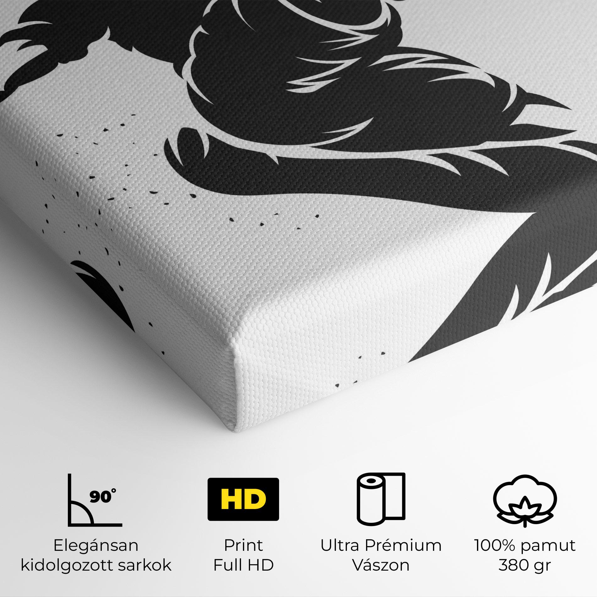 Vászonkép Air Football mockup 4