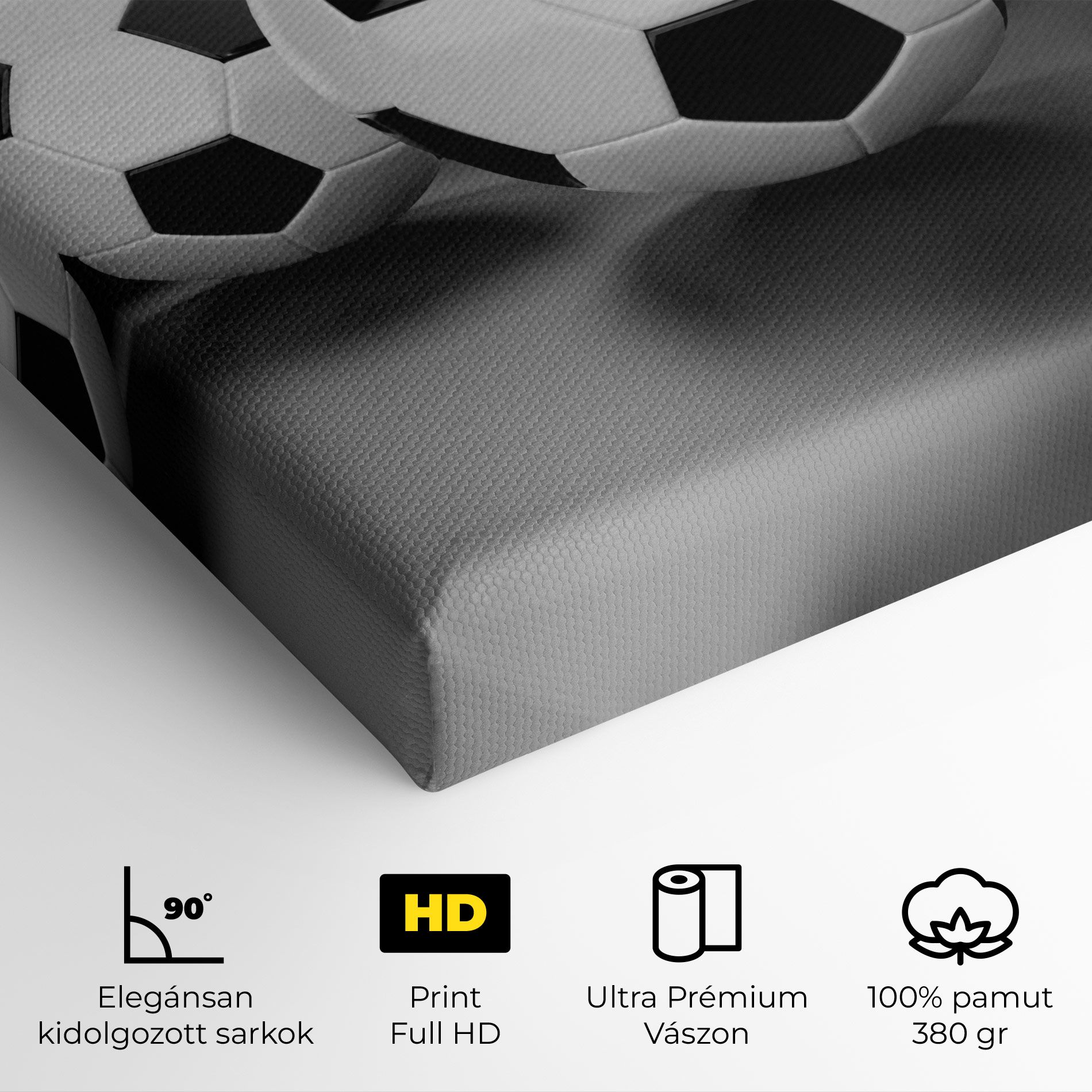 Black White Football mockup 4