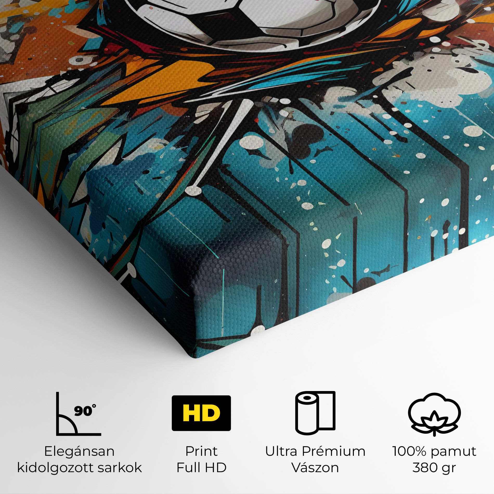 Football Graffiti Style mockup 4