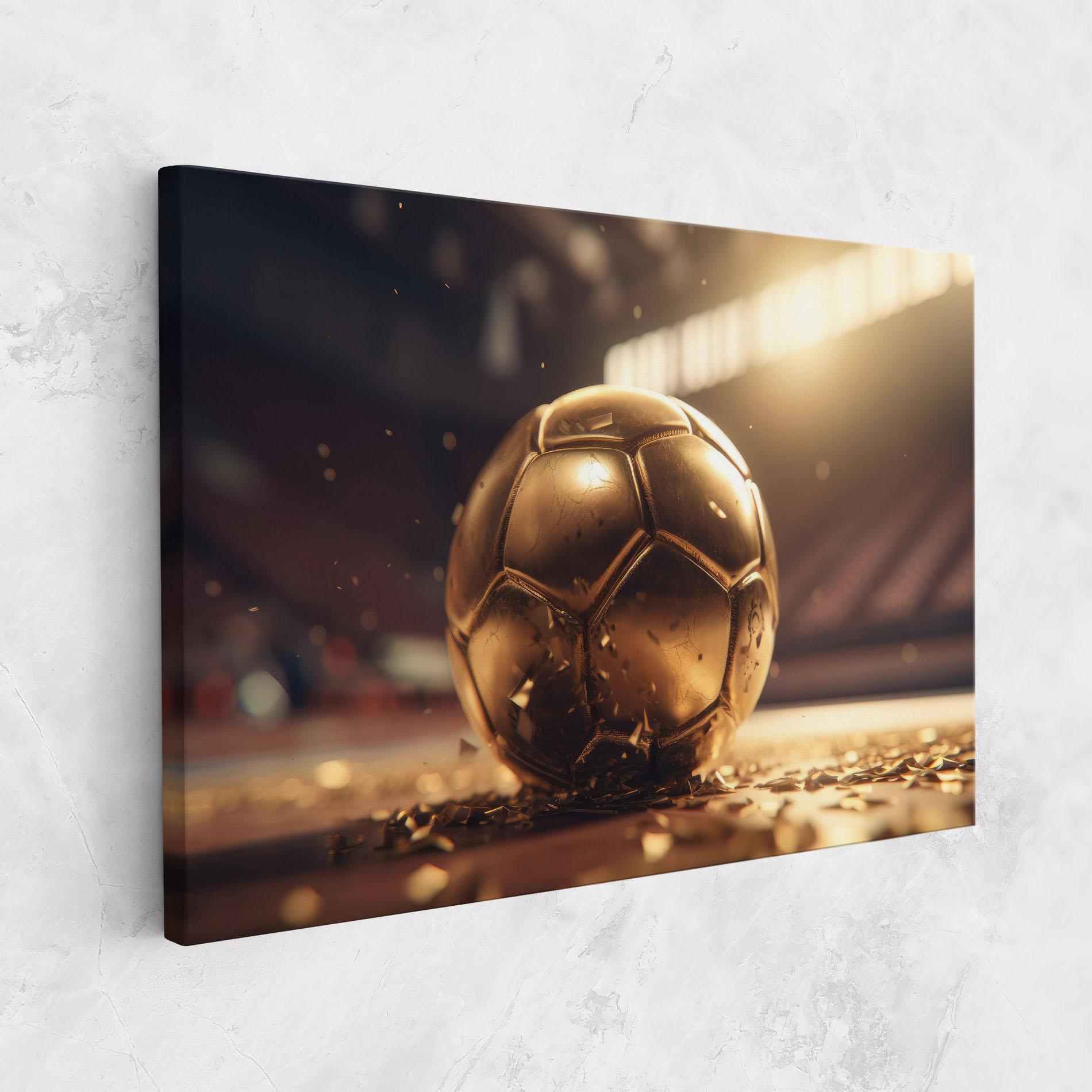 Vászonkép Award For Football mockup 1