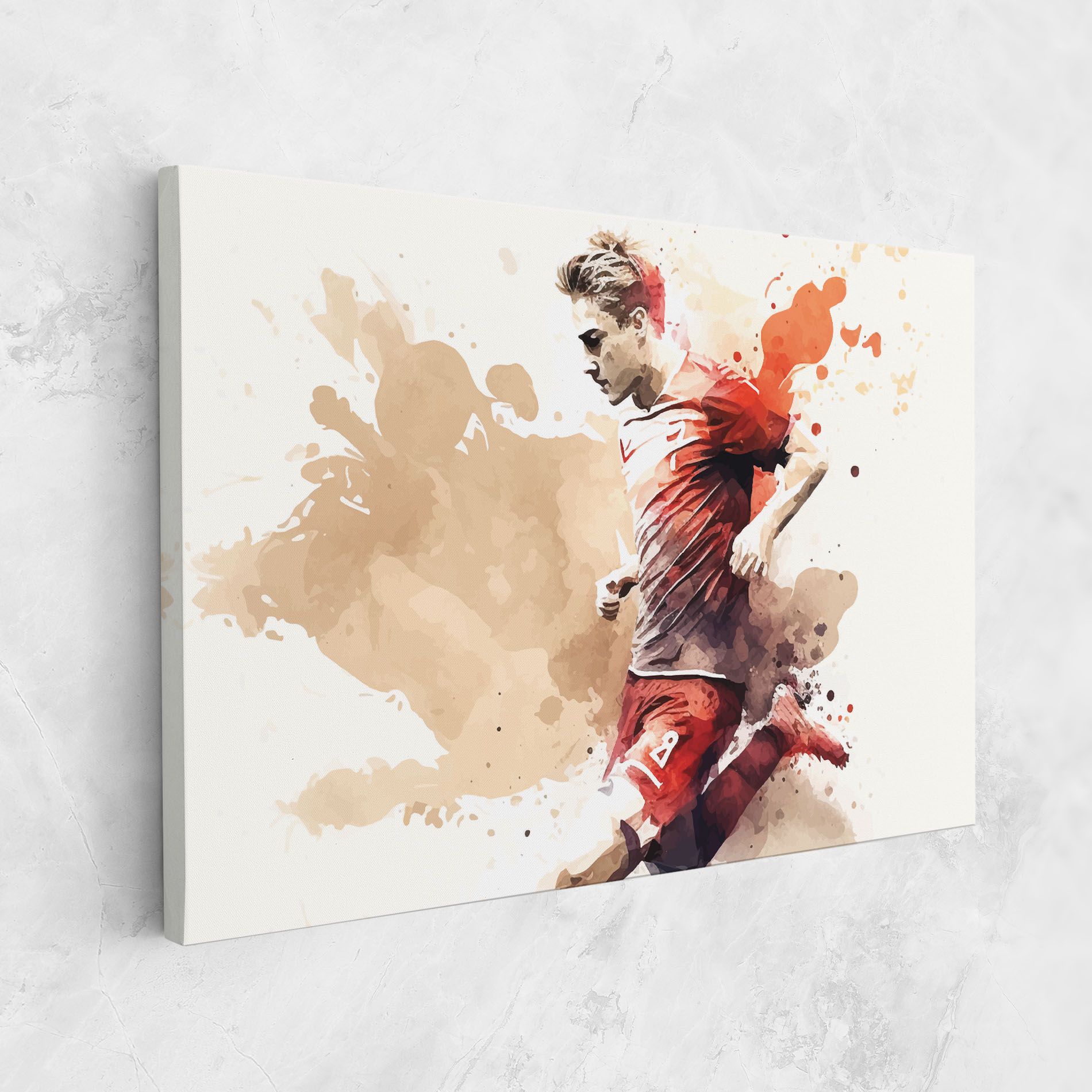 Football Red Cream mockup 1