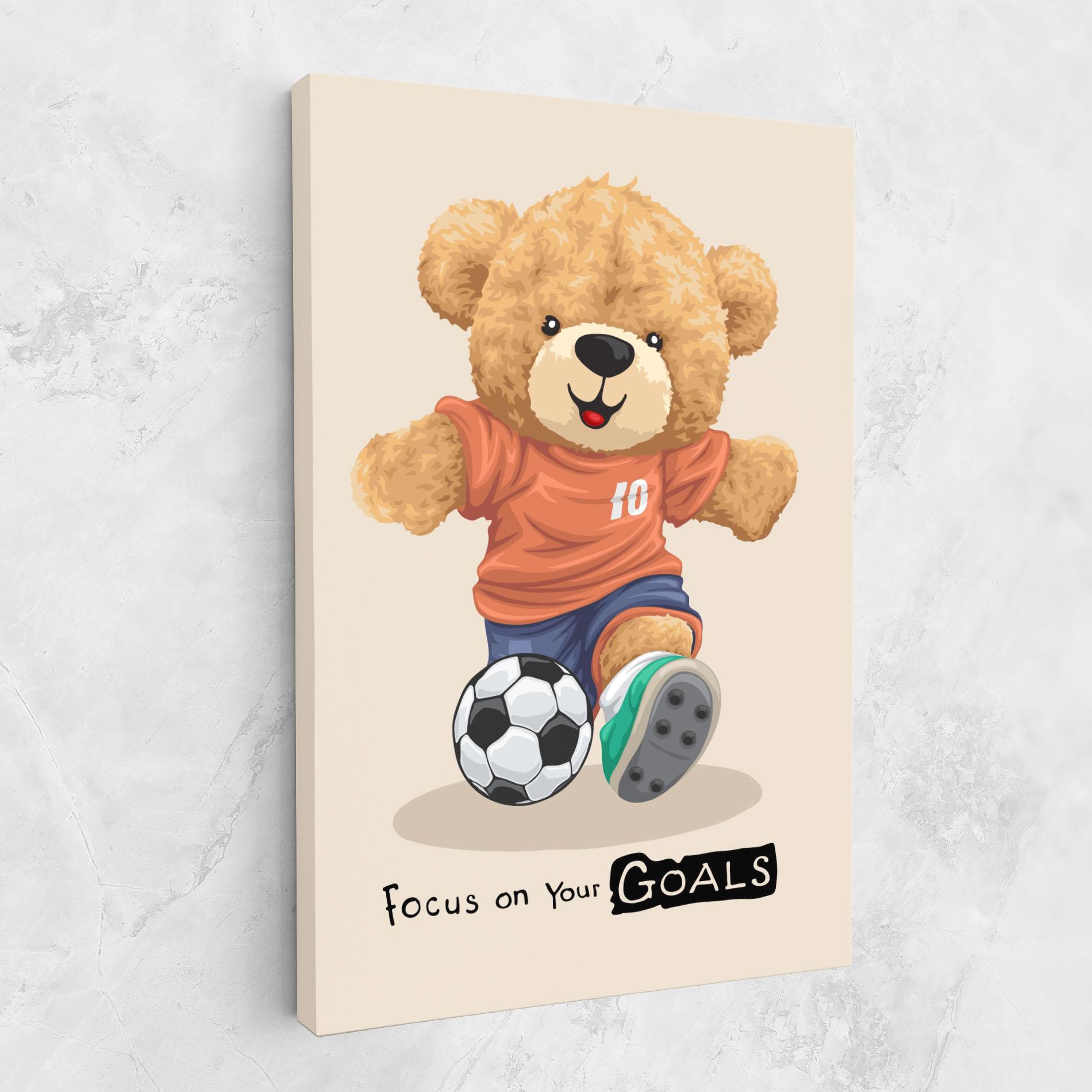 Vászonkép Goals Focus mockup 1