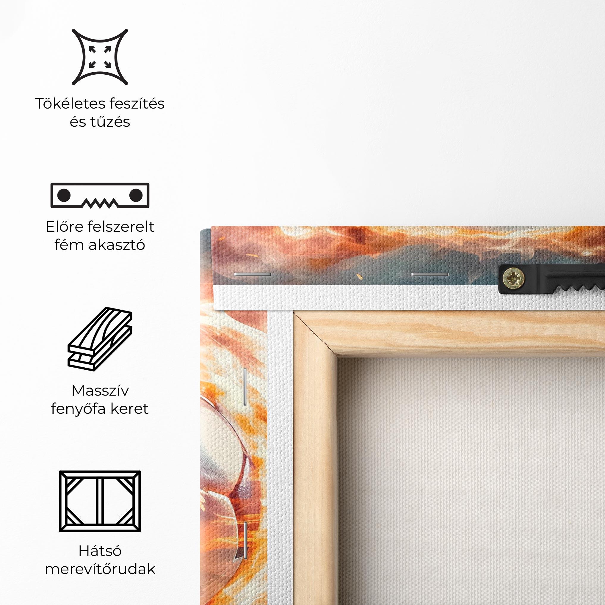 Vászonkép Football Explosion mockup 5