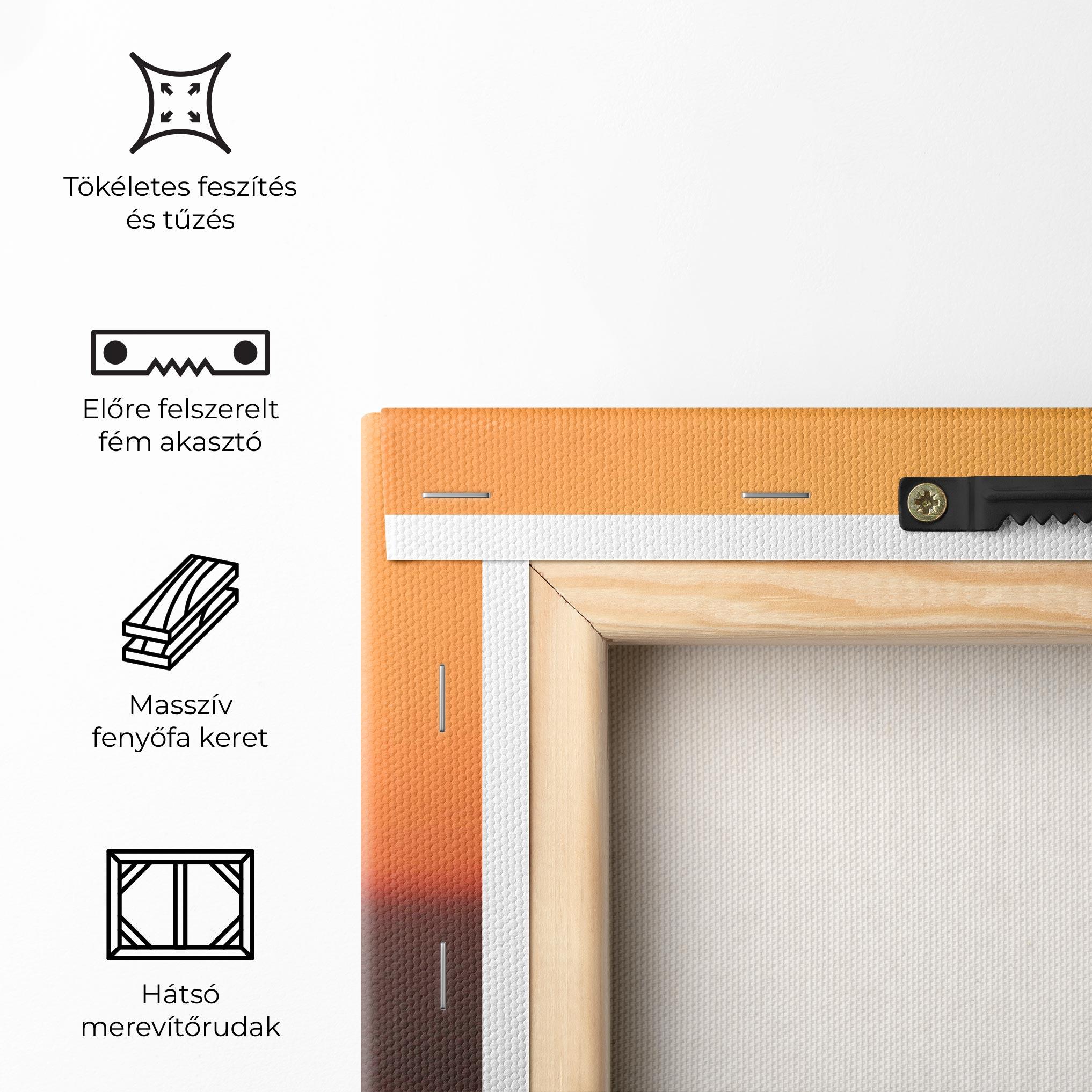 Vászonkép Football With The Sun mockup 5