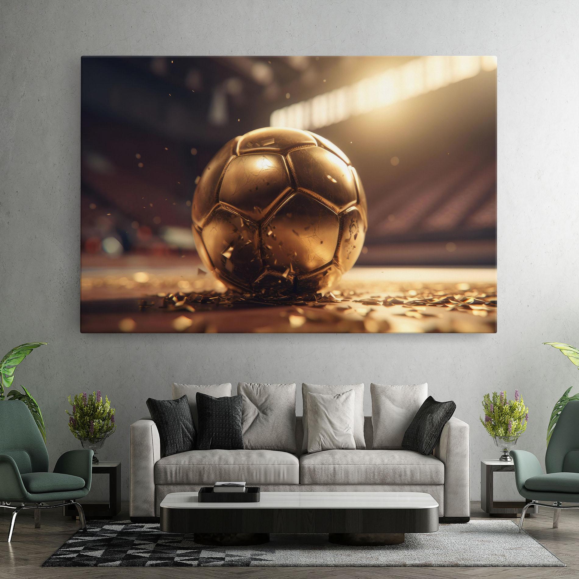 Vászonkép Award For Football mockup 7